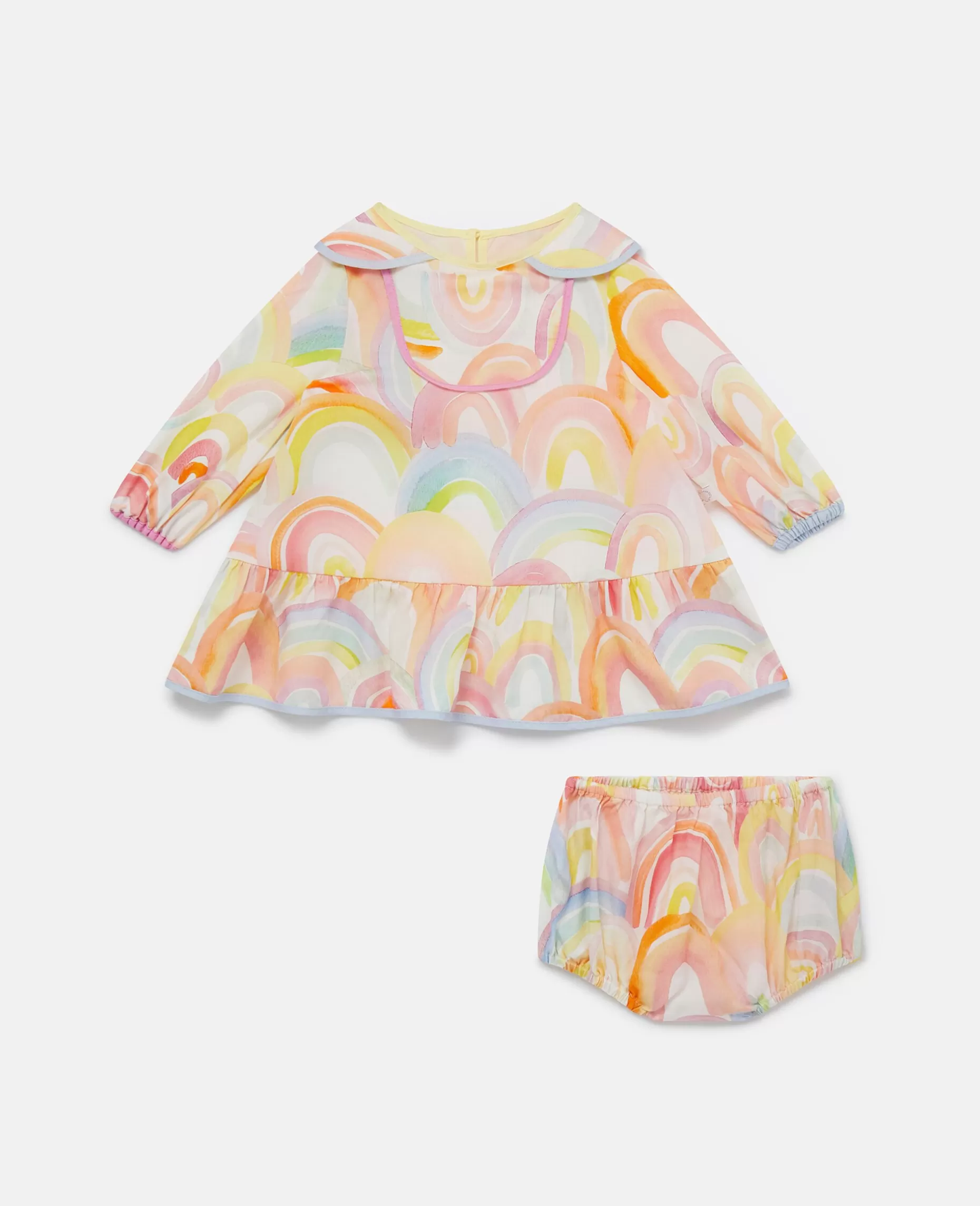Akvarel Regnbue Print Kjole Og Bloomers Saet^Stella McCartney New
