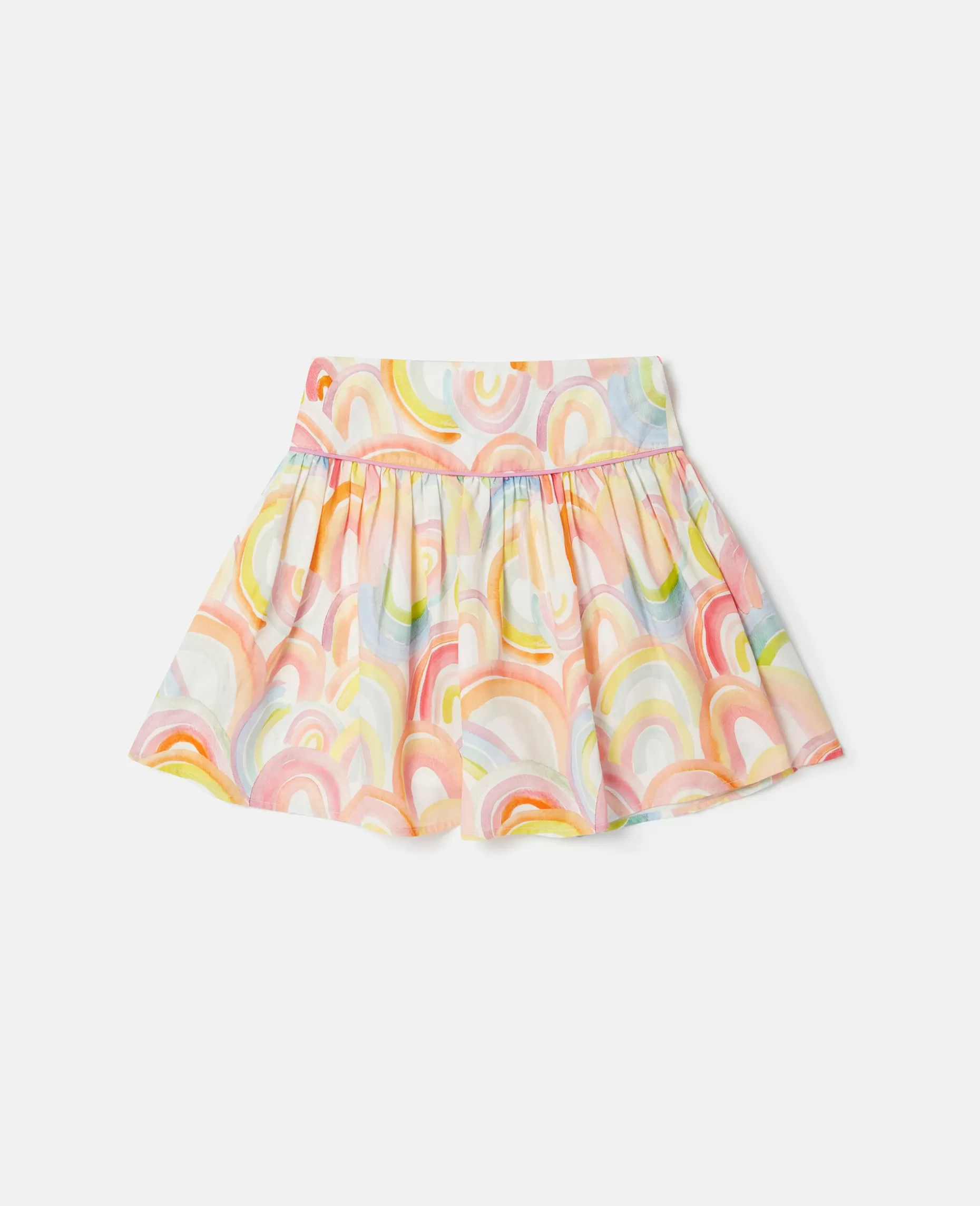 Akvarel Regnbuetryk Skater Nederdel^Stella McCartney Sale
