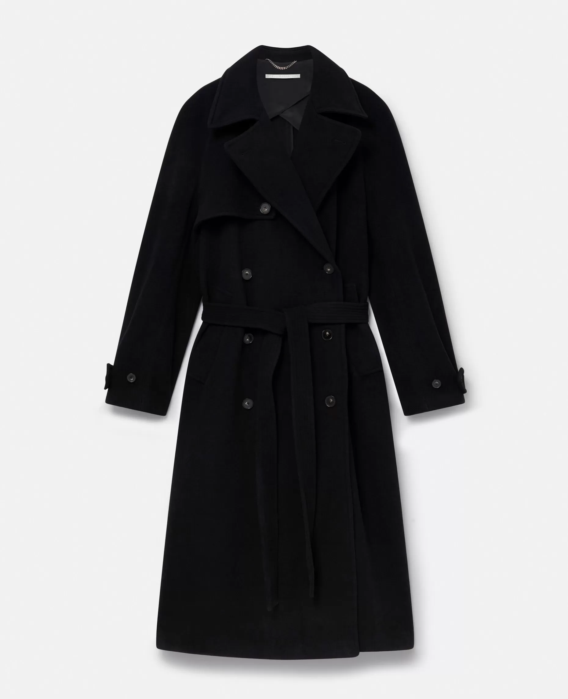 Bananaermet Lang Frakke Med Baelte^Stella McCartney Fashion