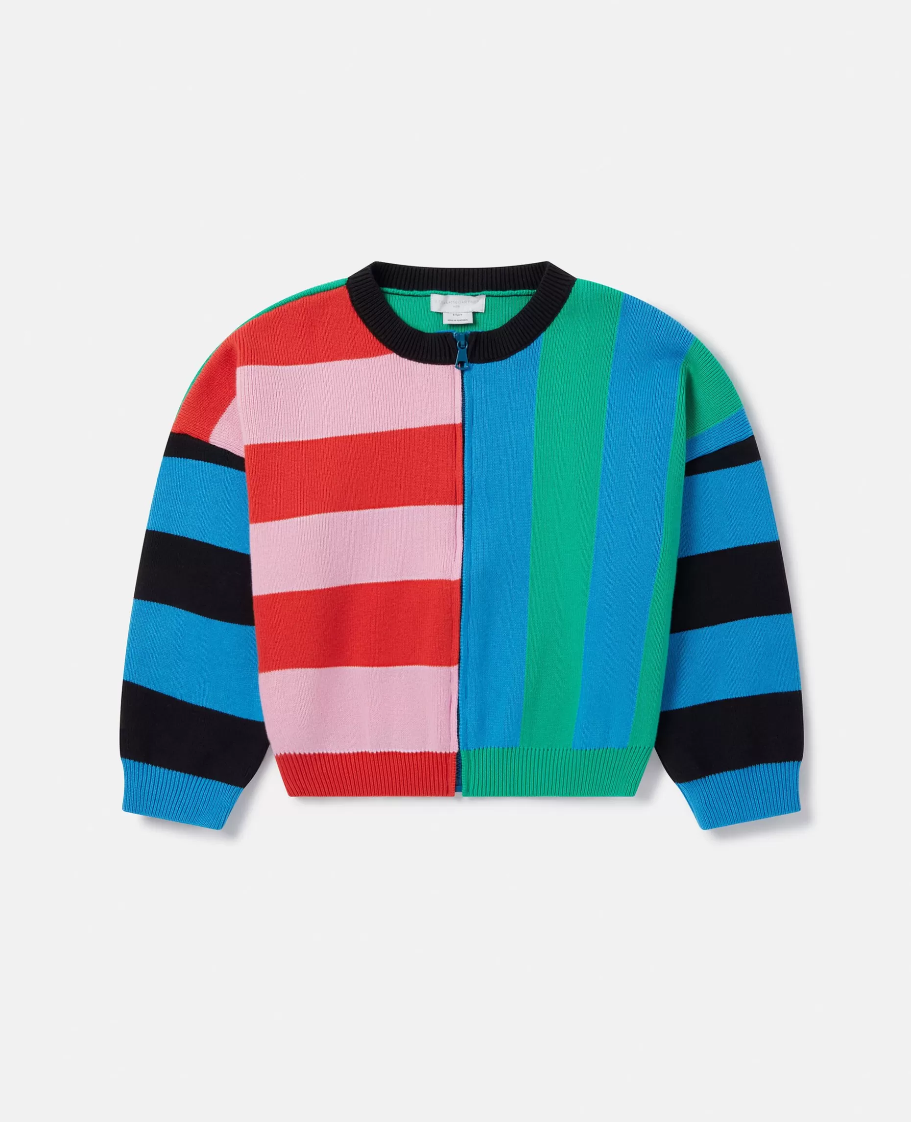 Broget Stribet Cardigan Med Lynlas^Stella McCartney Cheap