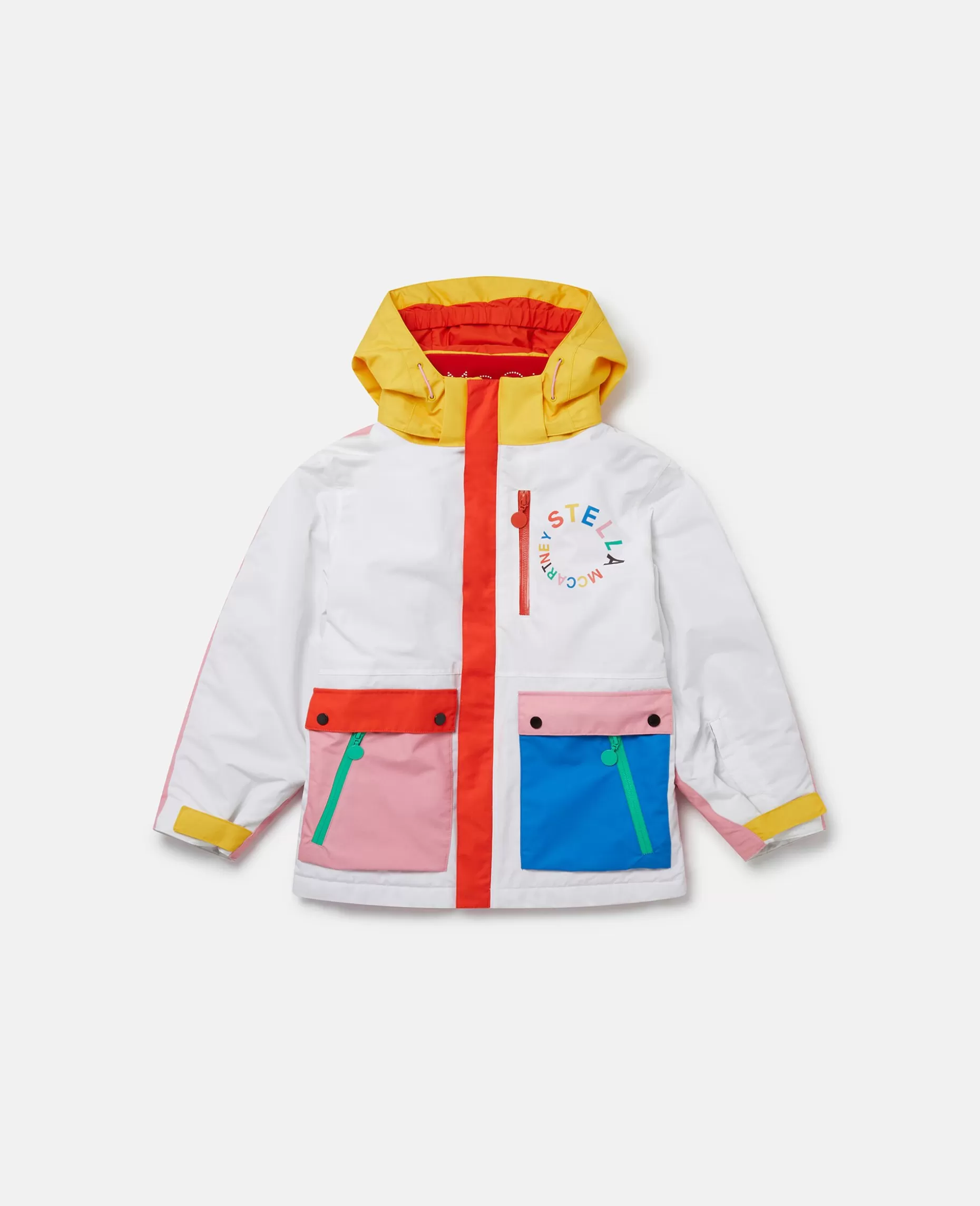 Colourblock Skijakke Med Haette^Stella McCartney Clearance