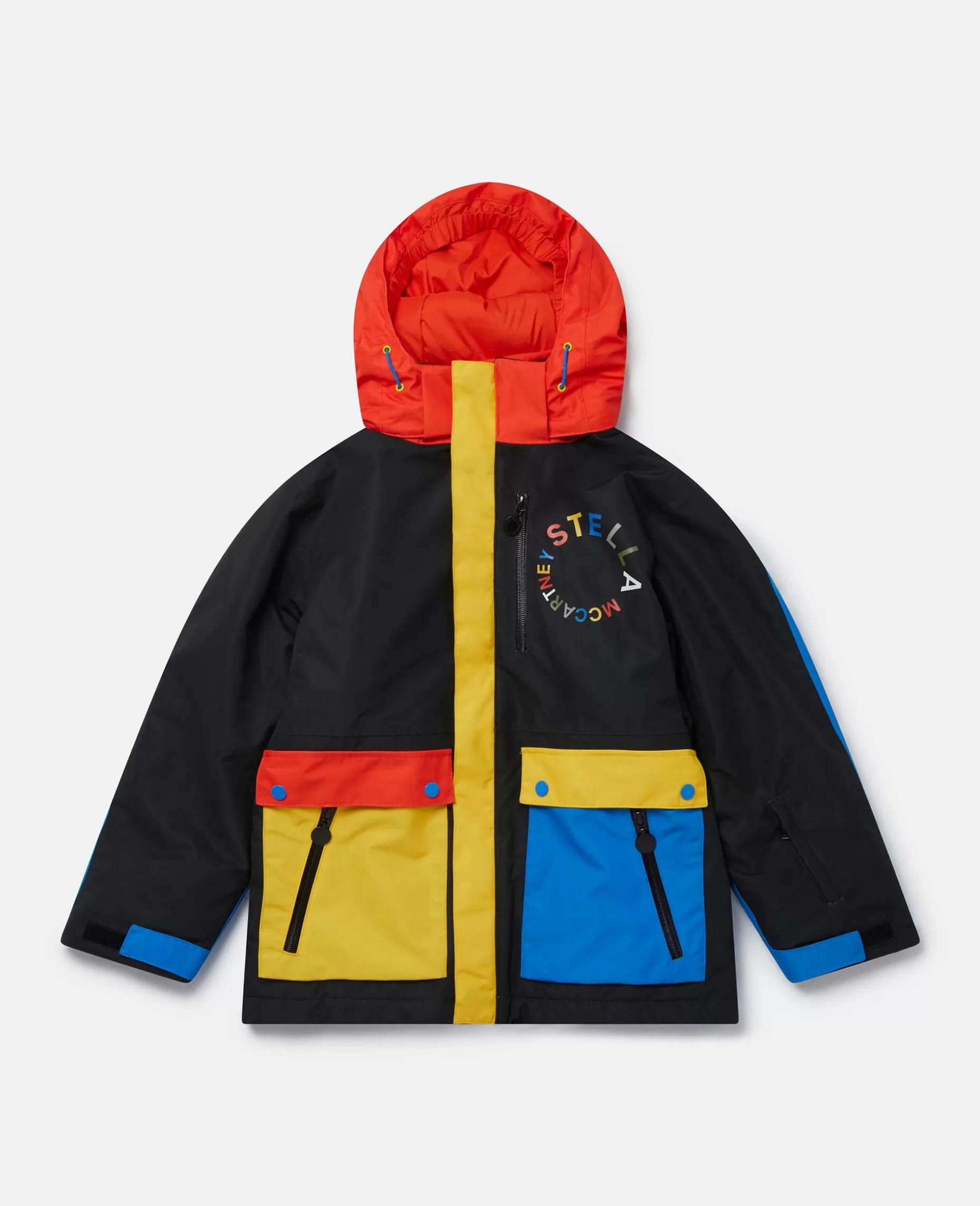 Colourblock Skijakke Med Haette^Stella McCartney Discount