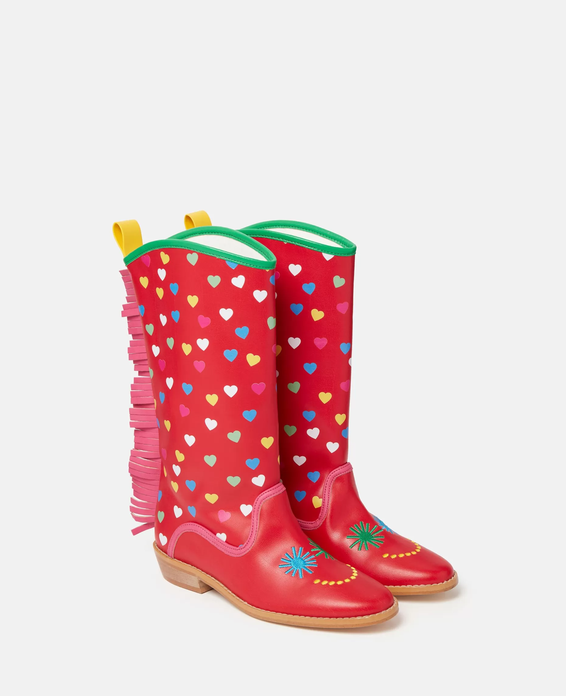 Cowboystovler Med Frynser Med Hjertetryk^Stella McCartney Hot