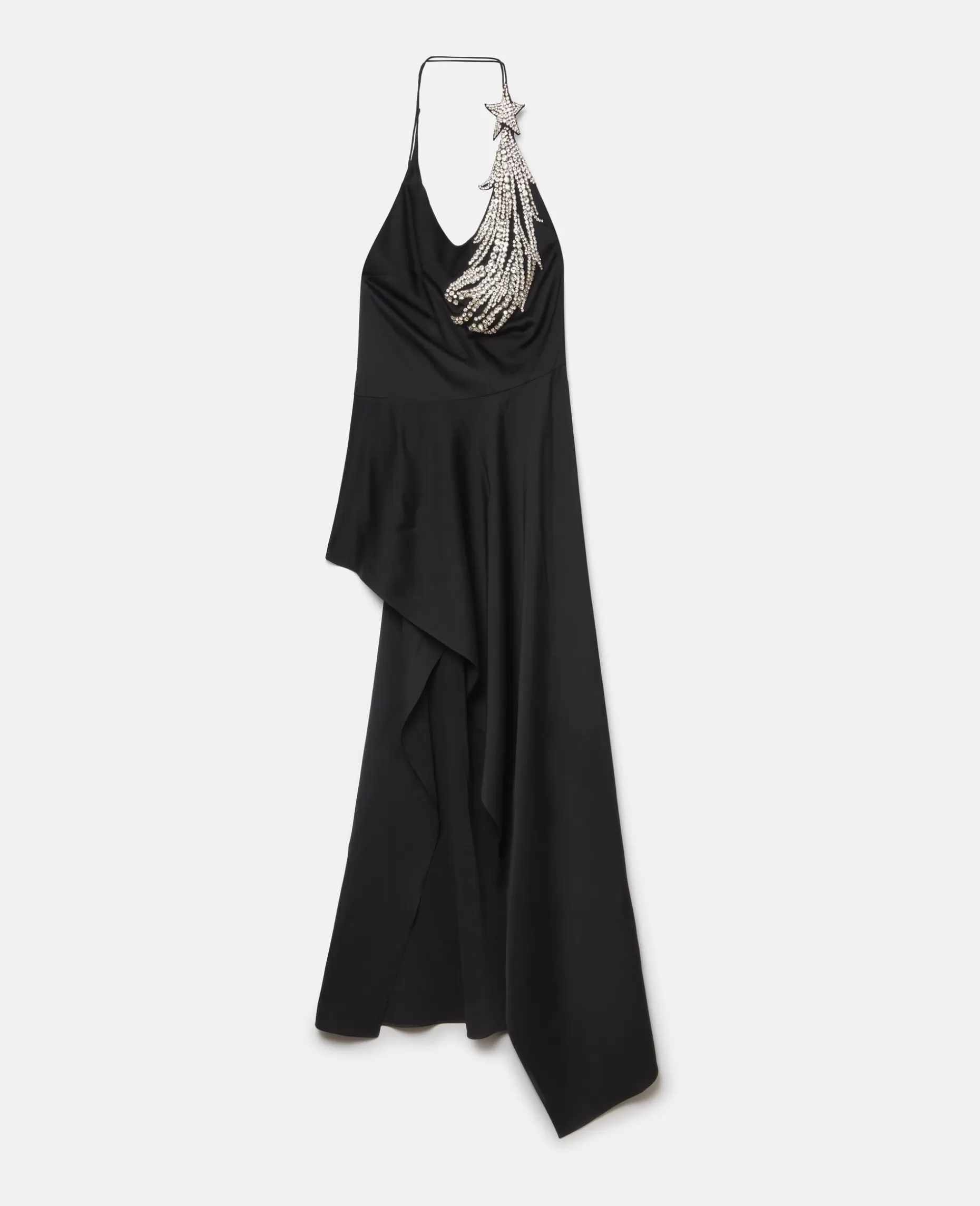 Crystal Strass Star Asymmetrisk Midi-Kjole^Stella McCartney Store