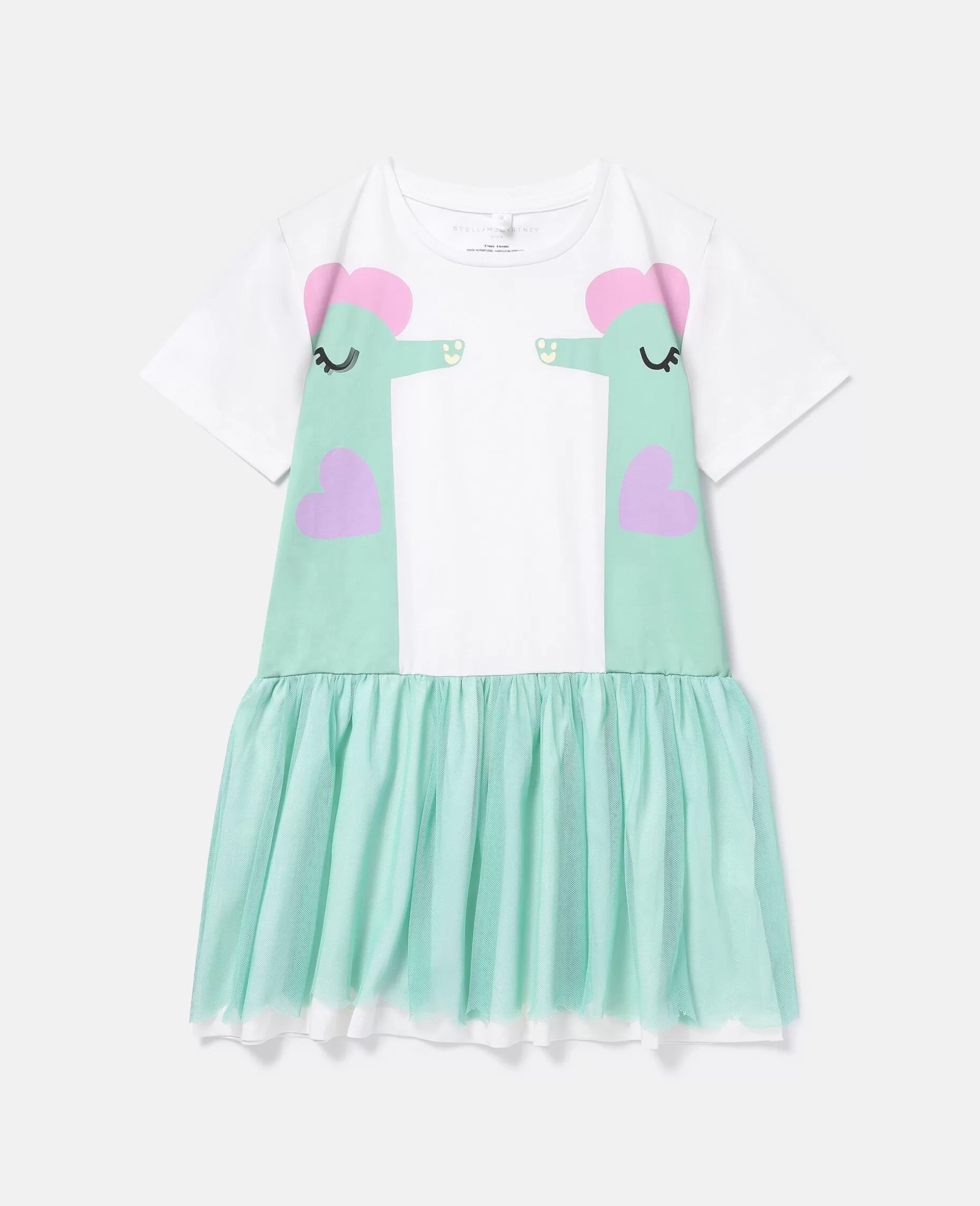 Dobbelt Sohest Print T-Shirt Kjole^Stella McCartney Cheap