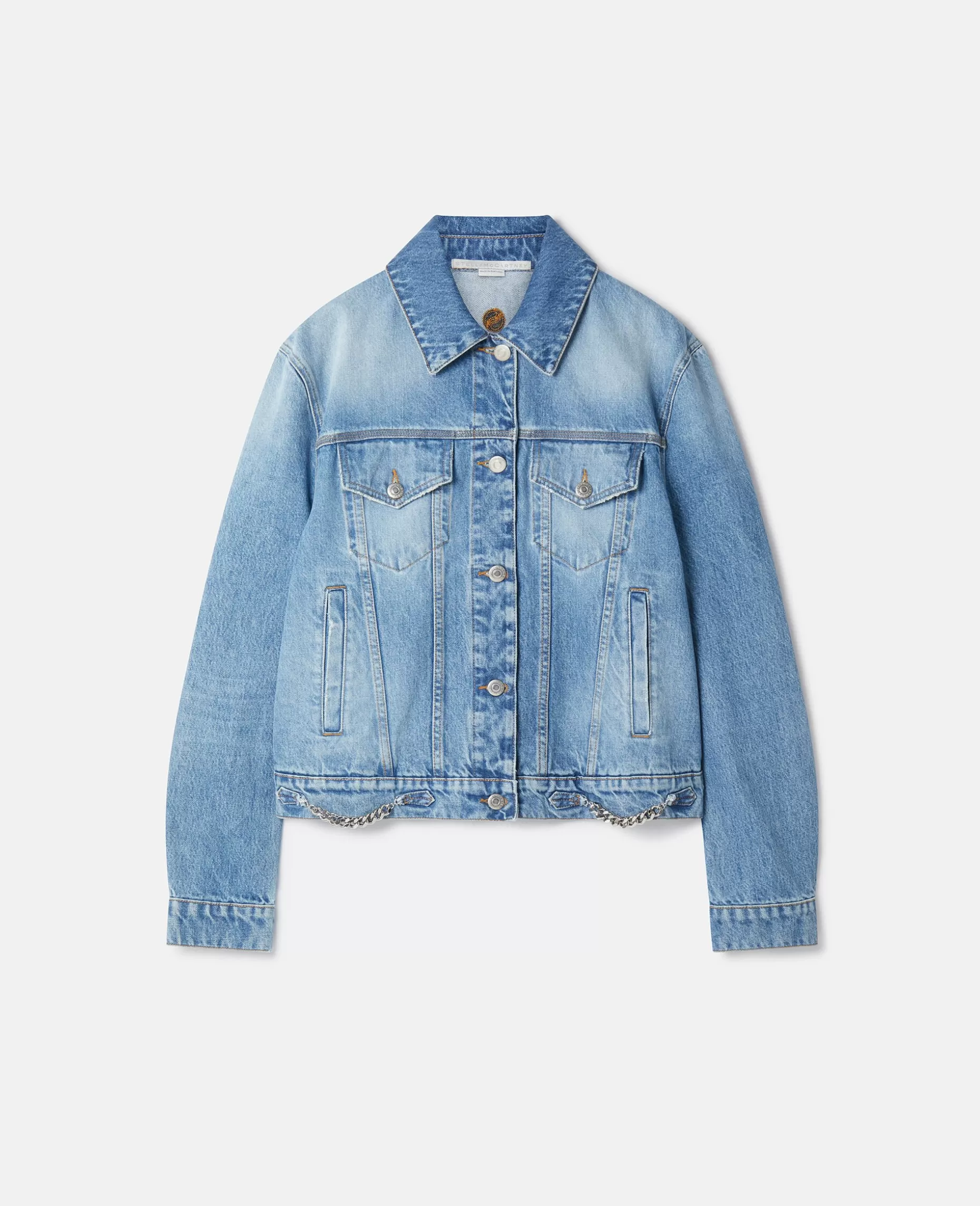 Falabella Chain Light Wash Denimjakke^Stella McCartney Shop