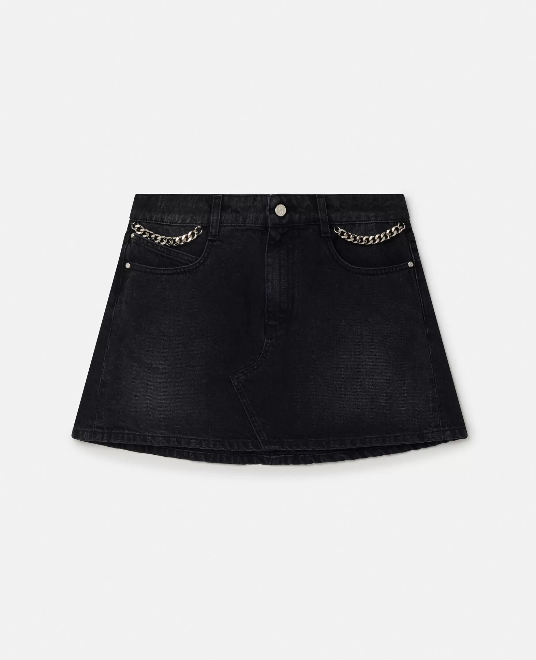 Falabella Denim Mininederdel^Stella McCartney Shop