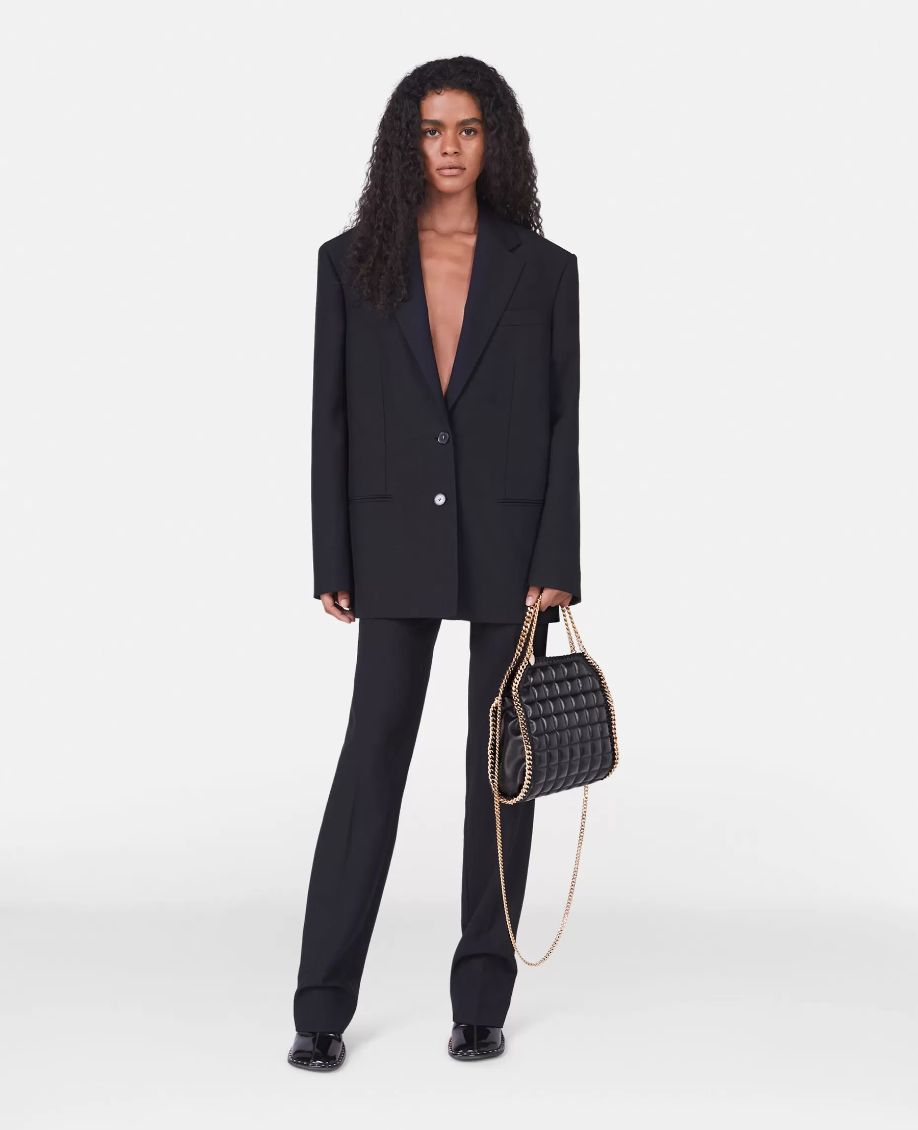 Falabella Firkantet Quiltet Mini Mulepose^Stella McCartney Discount