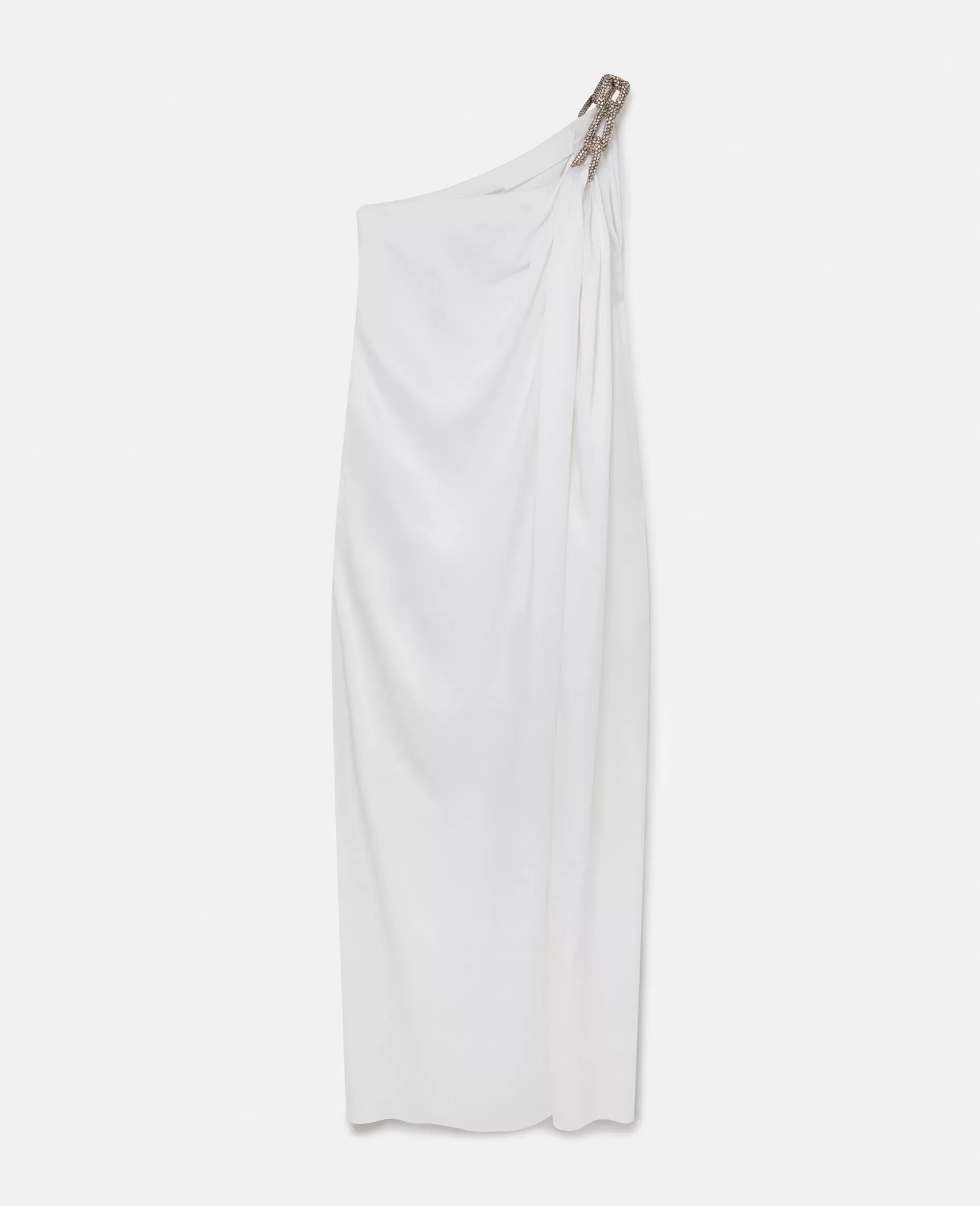 Falabella Krystalkaede Dobbelt Satin En-Skulder Kjole^Stella McCartney Best