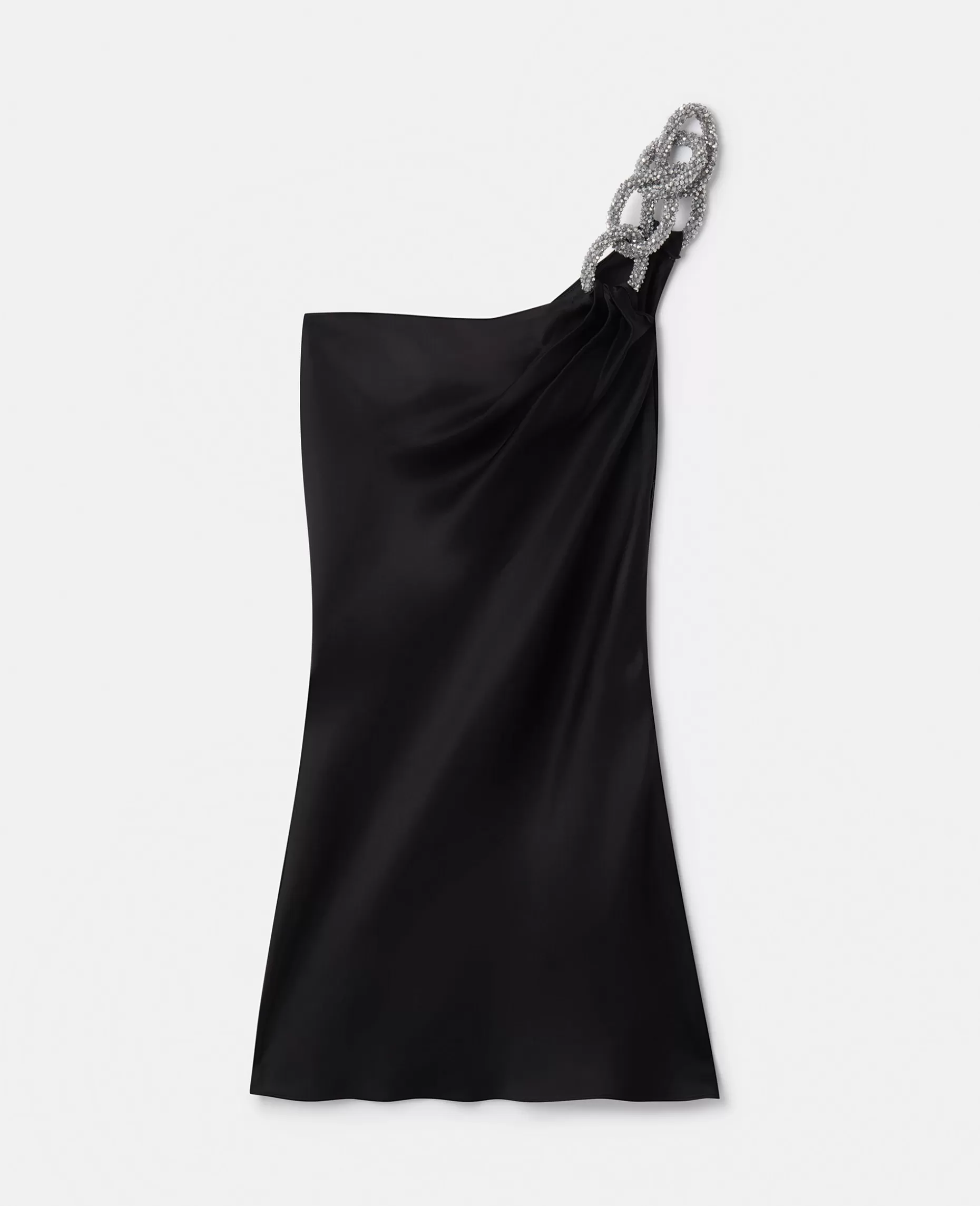 Falabella Krystalkaede Dobbelt Satin En-Skulder Minikjole^Stella McCartney Shop