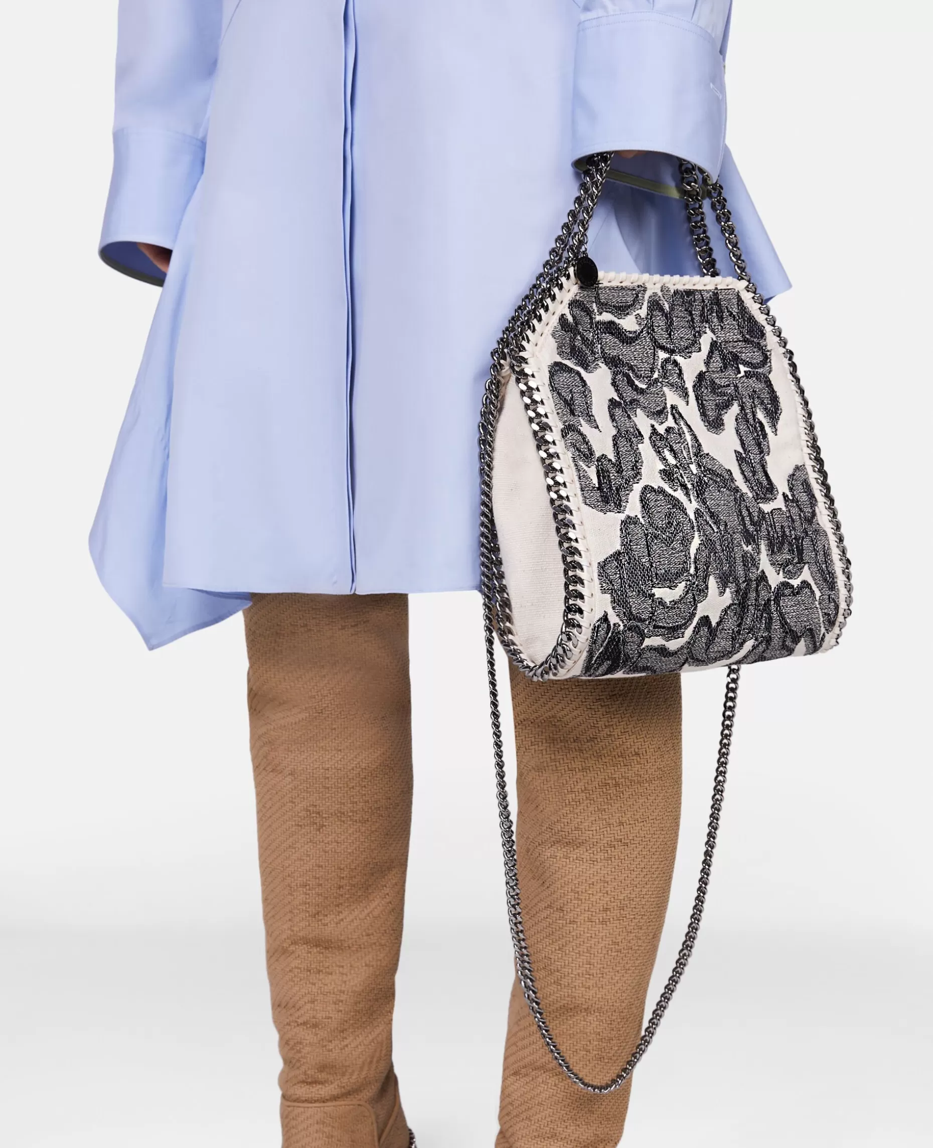 Falabella Moth Print Mini Tote Bag^Stella McCartney Outlet