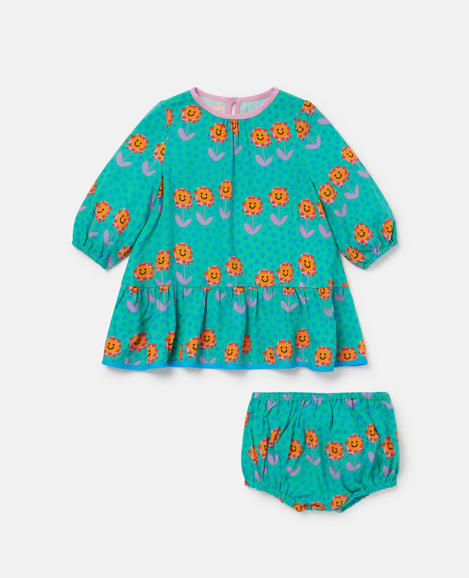 Folk Flower Print Kjole Og Bloomers Saet^Stella McCartney Best Sale