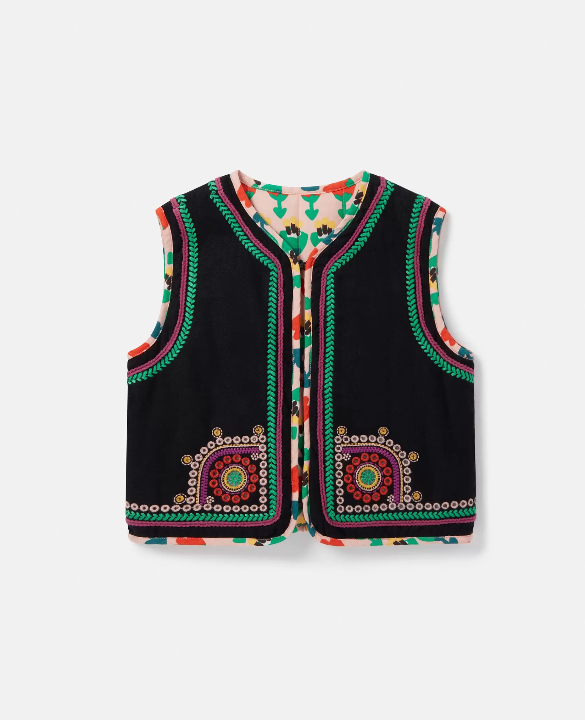 Folkeblomst Broderi Vest^Stella McCartney Outlet