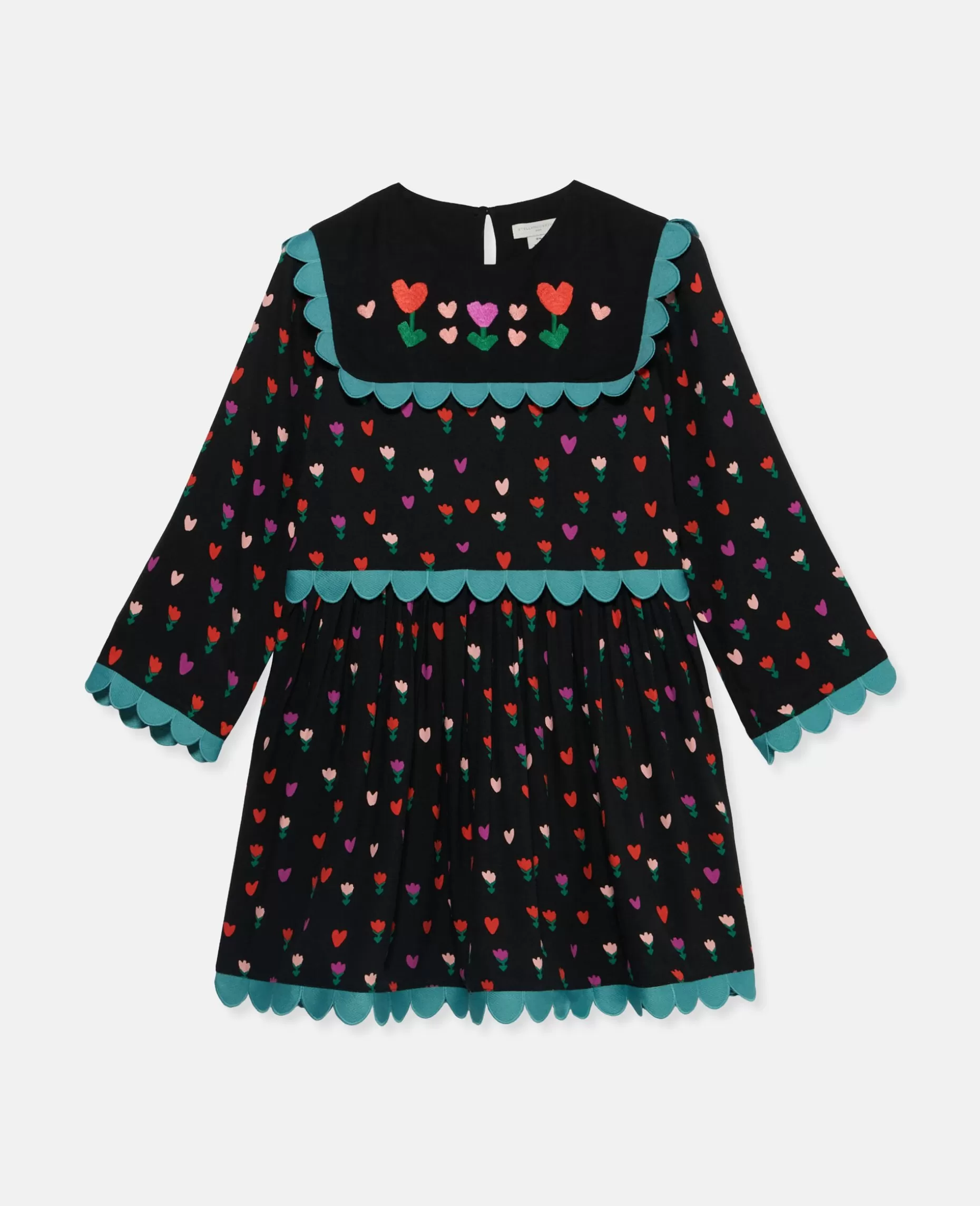 Folkeblomst Print Halsband Kjole^Stella McCartney Sale