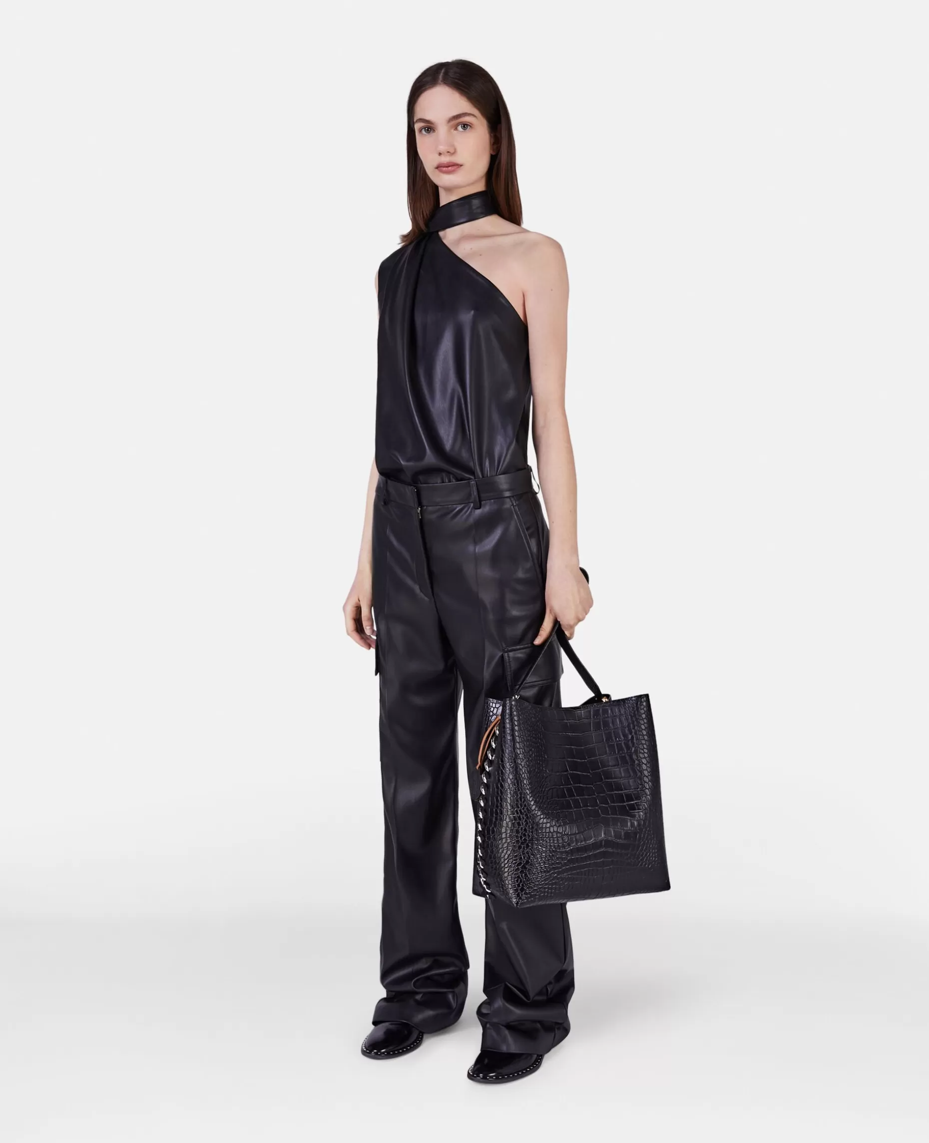 Frayme Croc-Effect Praeget Mulepose^Stella McCartney Cheap