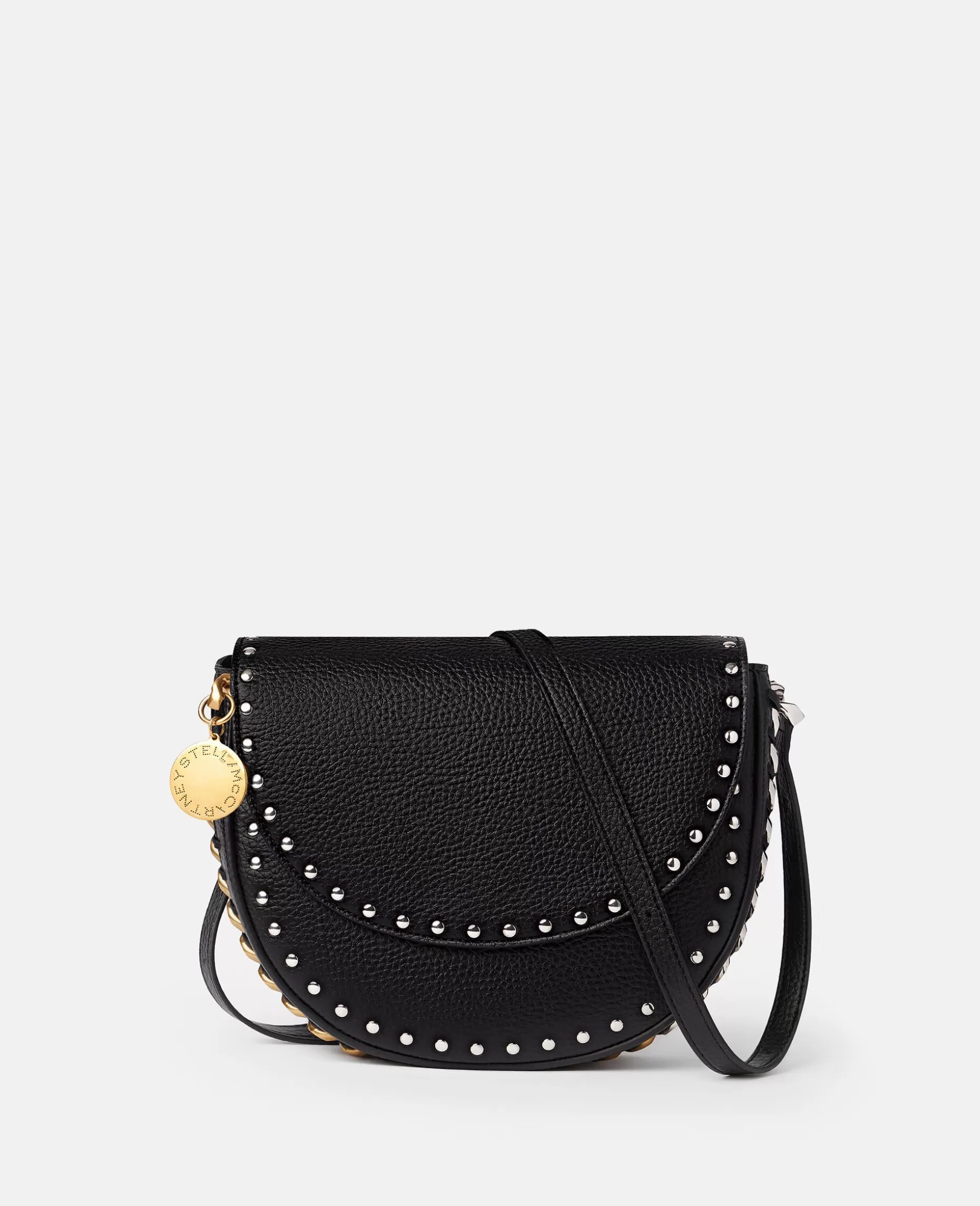 Frayme Studded Grainy Alter Mat Medium Flap Skuldertaske^Stella McCartney Store