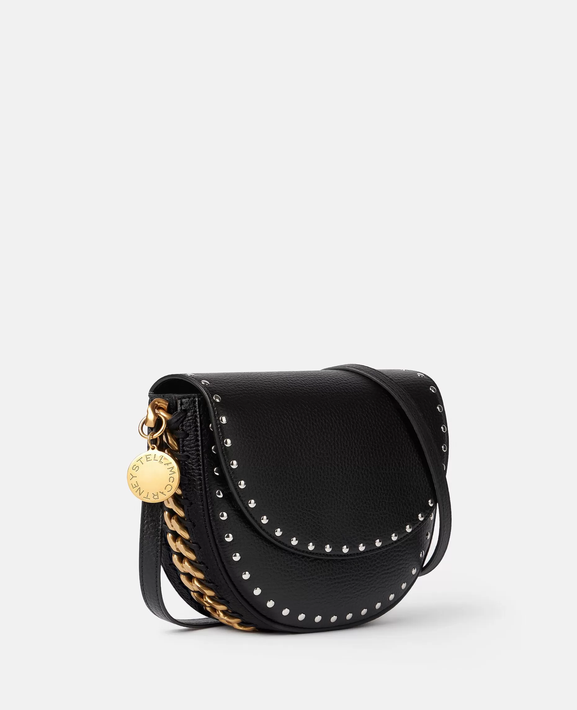 Frayme Studded Grainy Alter Mat Medium Flap Skuldertaske^Stella McCartney Store