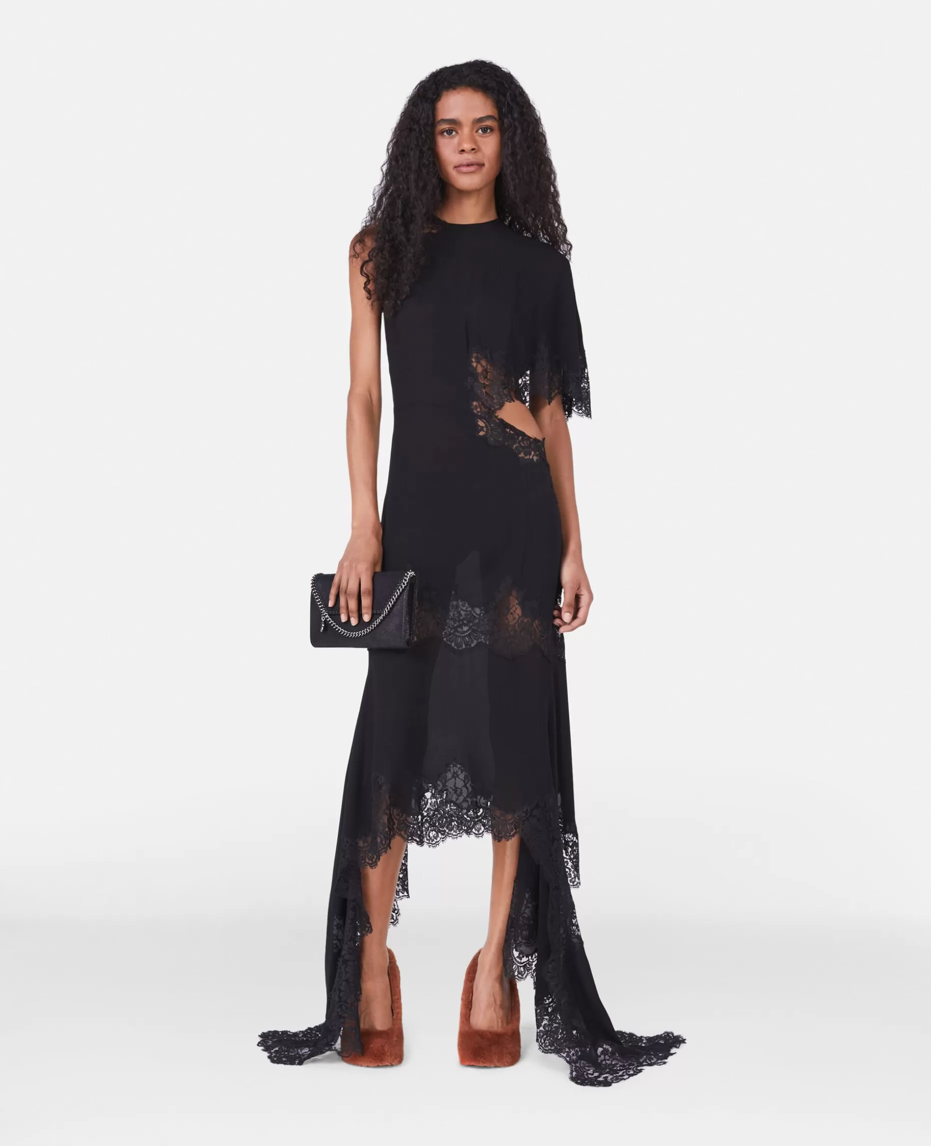 Guipere Blonde Georgette-Kjole I Silke^Stella McCartney New
