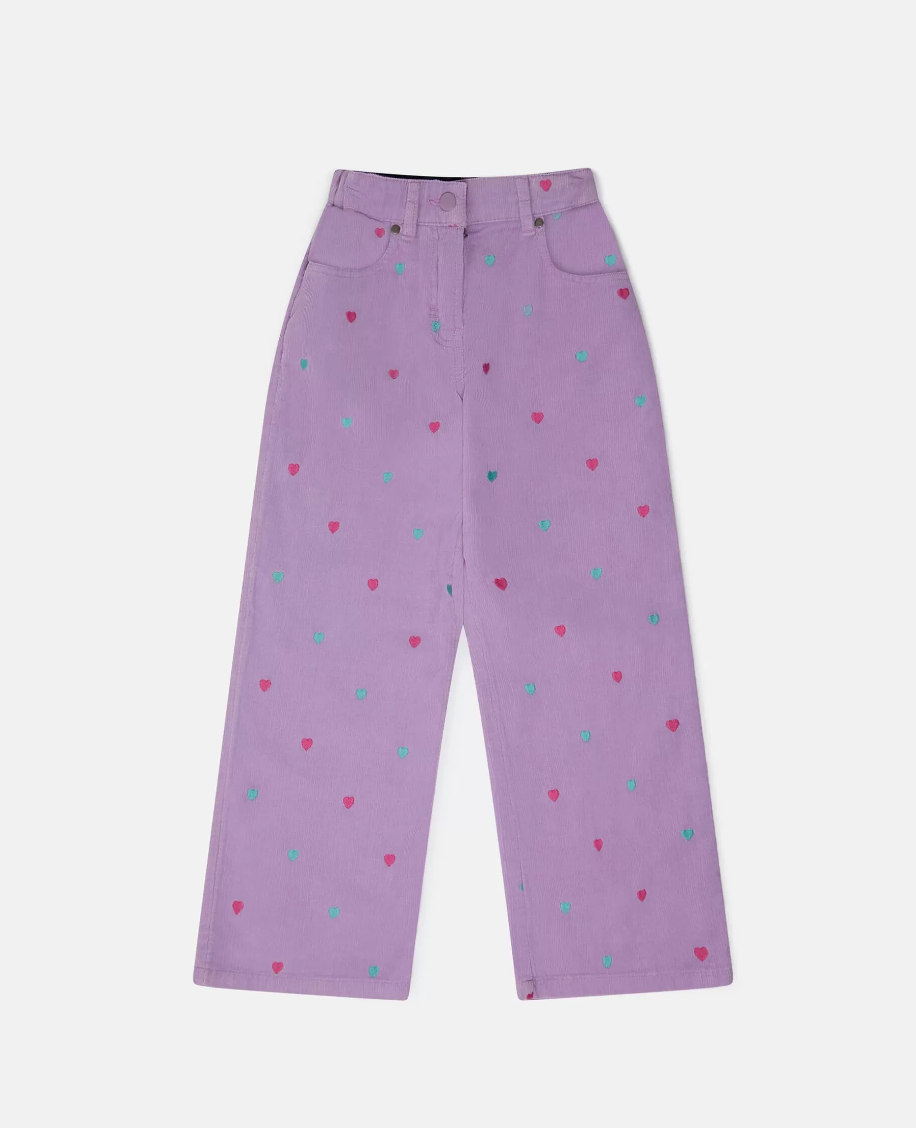 Hjertebroderi Jeans Med Brede Ben^Stella McCartney Discount