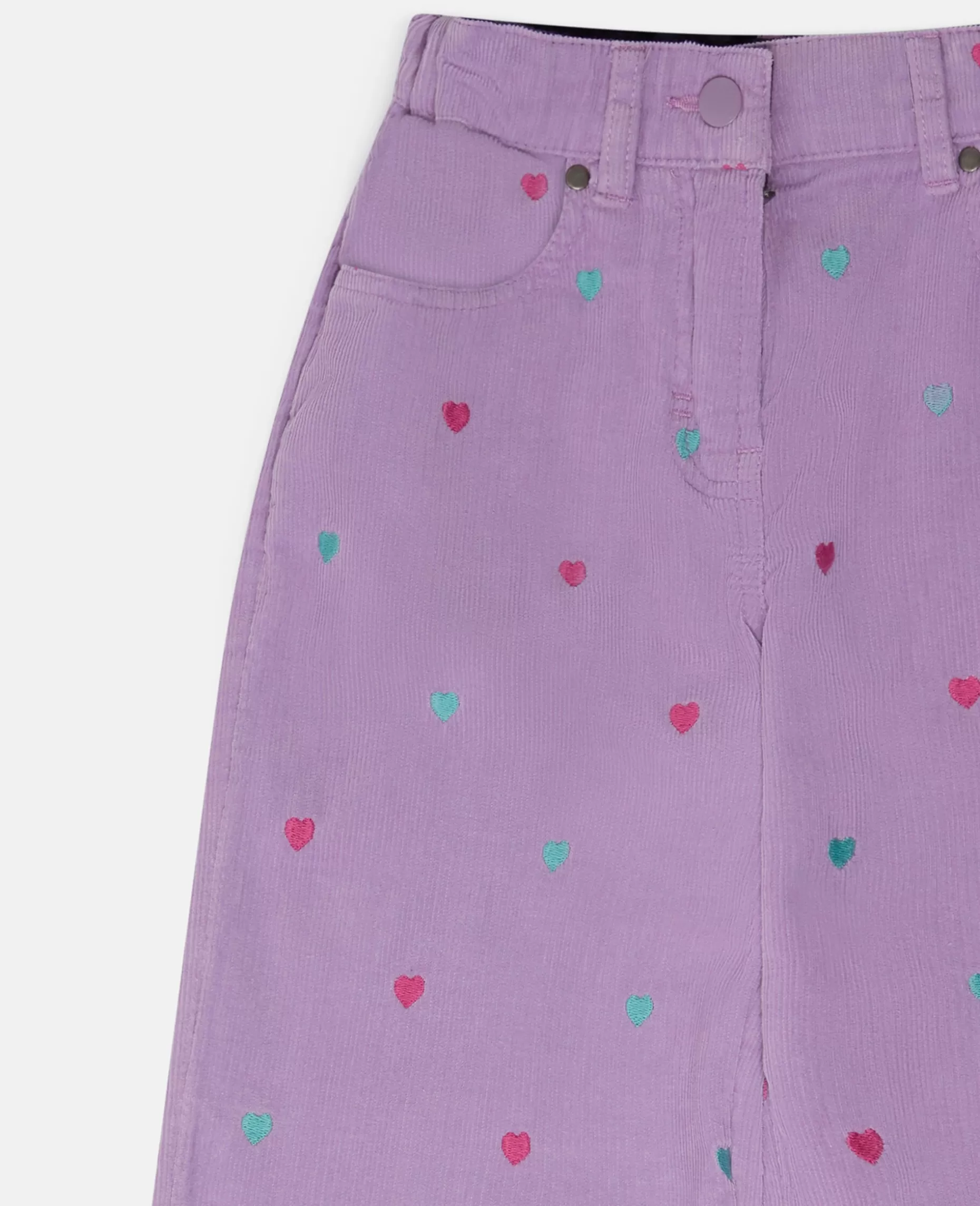 Hjertebroderi Jeans Med Brede Ben^Stella McCartney Discount