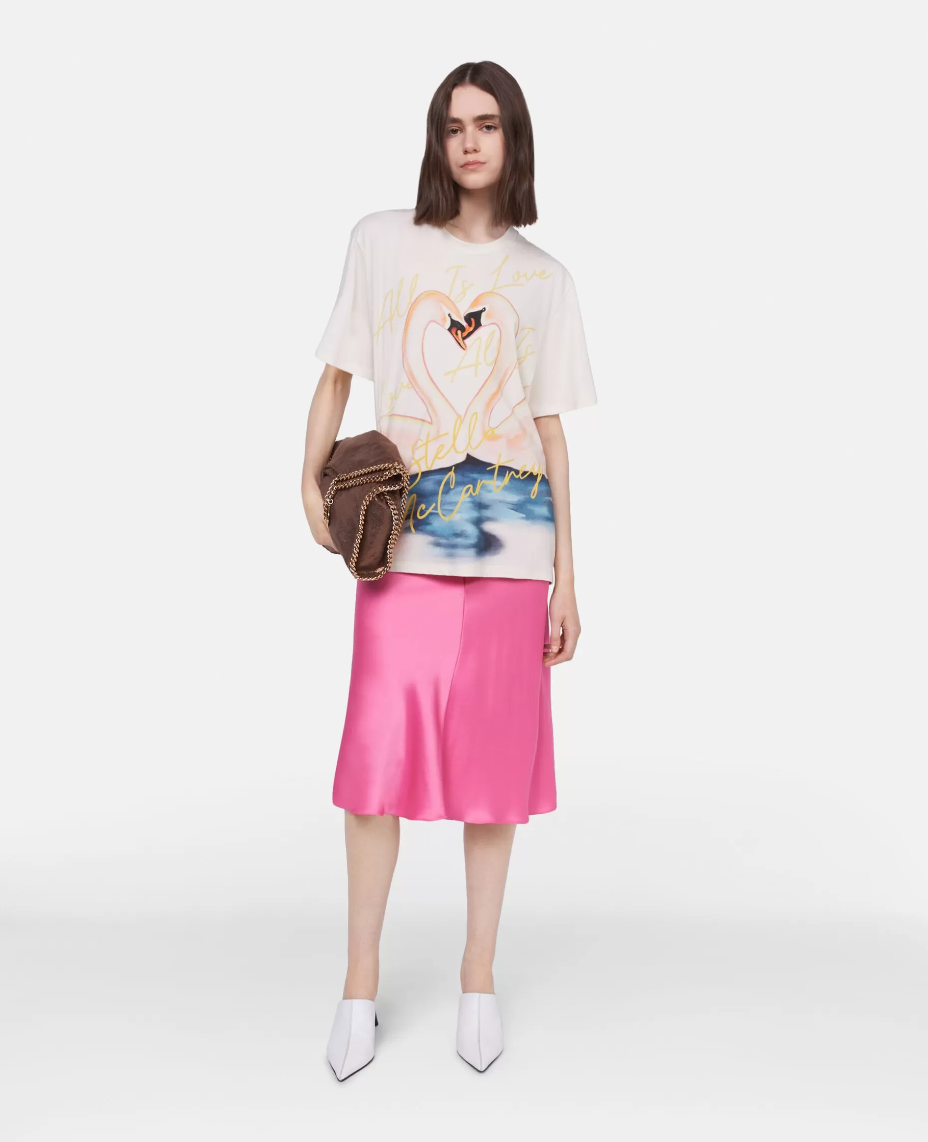 Kyssing Swans Oversized T-Shirt^Stella McCartney Cheap