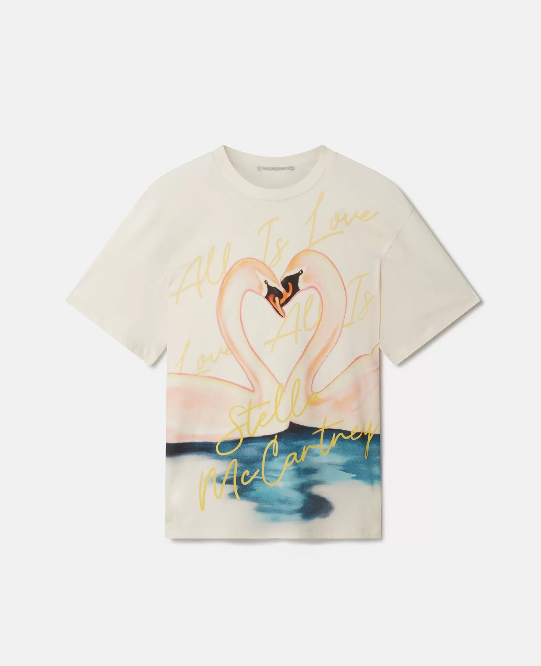 Kyssing Swans Oversized T-Shirt^Stella McCartney Cheap