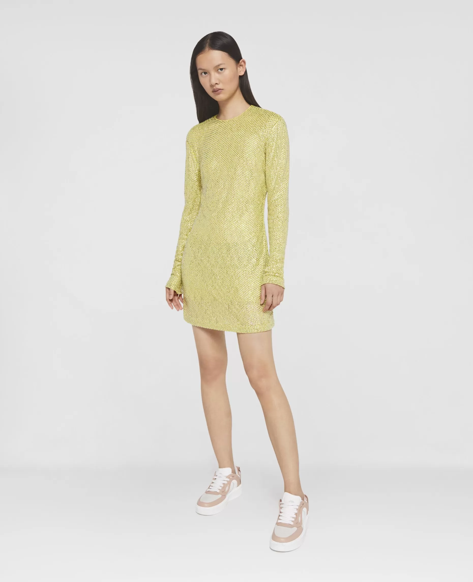 Langaermet Minikjole I Krystalblonde^Stella McCartney Best