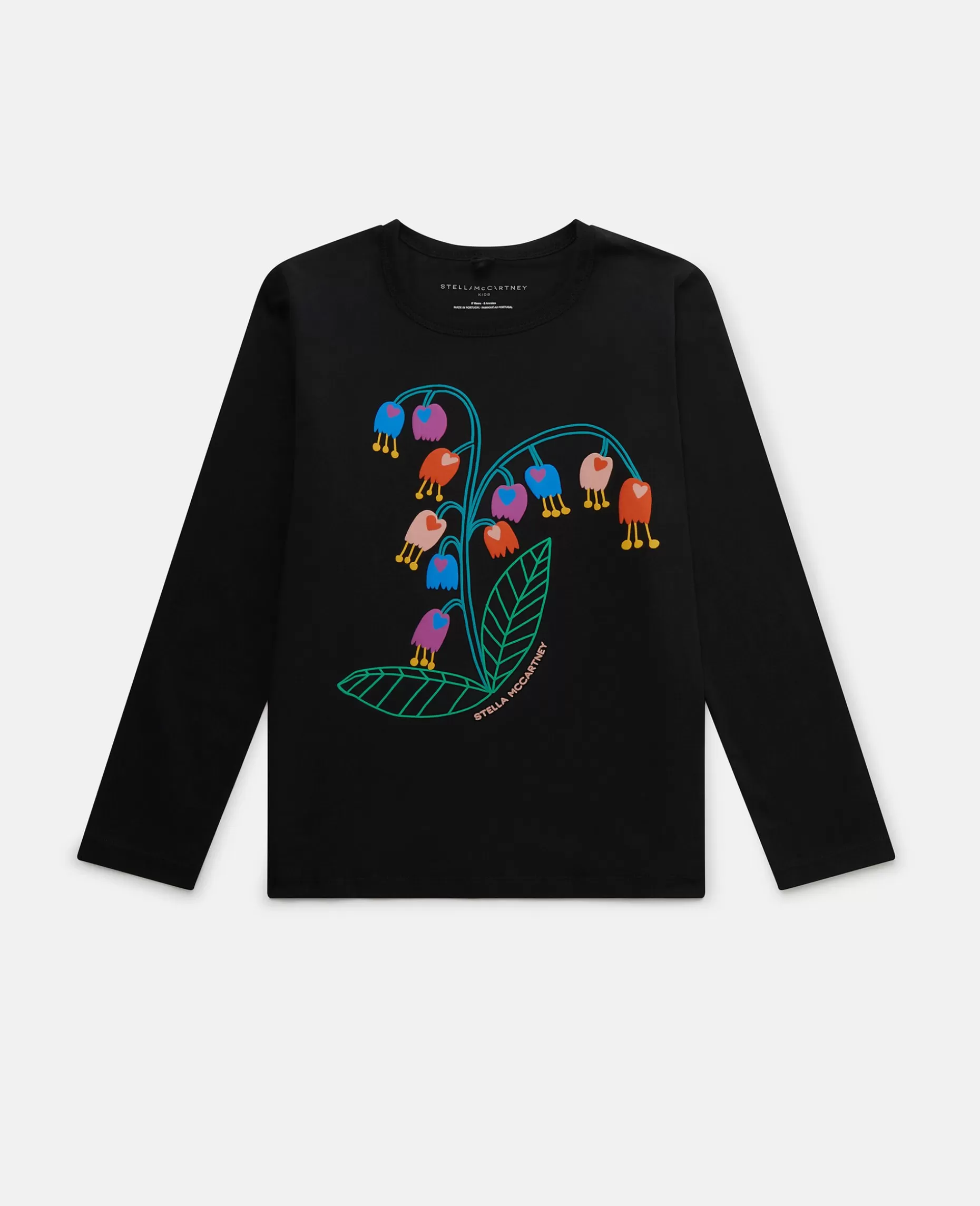 Langaermet T-Shirt Med Blomsterbroderi^Stella McCartney Store