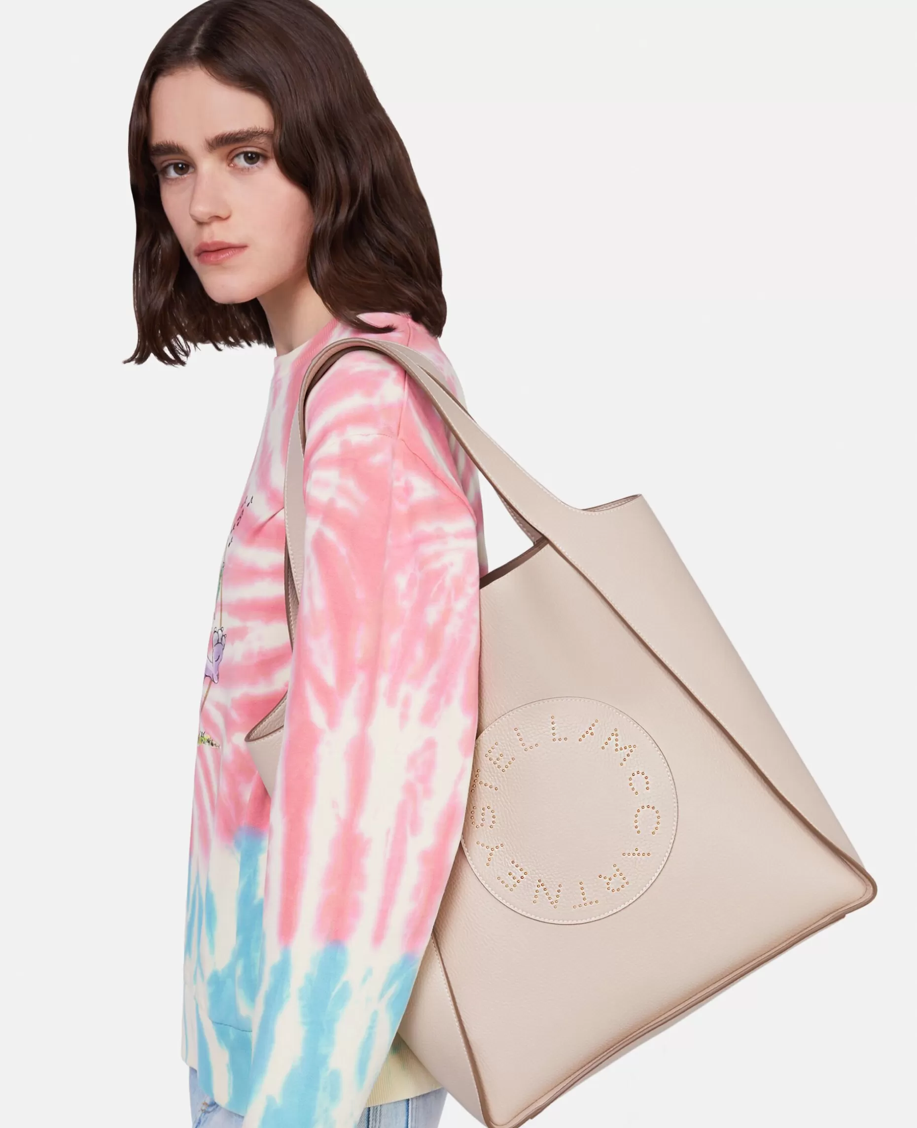 Logo Besat Kornet Alter Mat Firkantet Mulepose^Stella McCartney Outlet