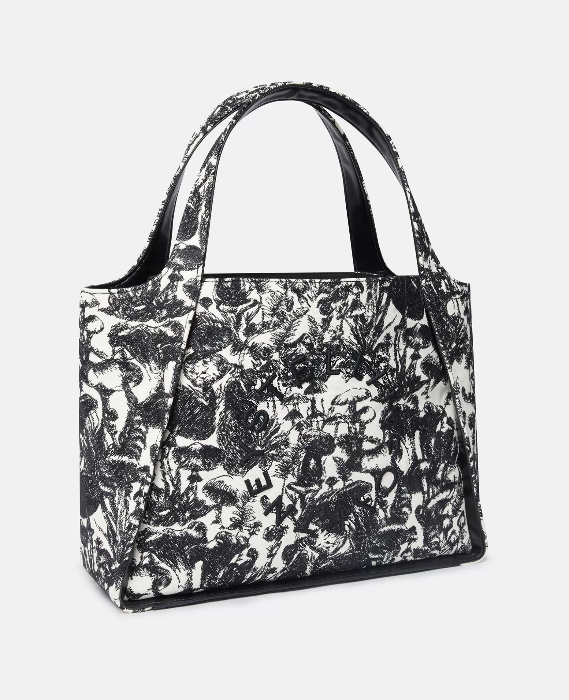 Logo Fungi Forest Toile De Jouy Tote Bag^Stella McCartney Cheap