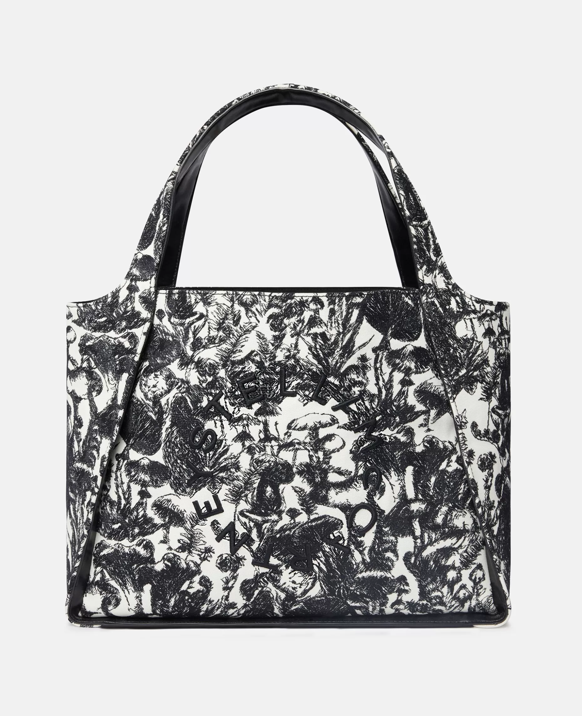 Logo Fungi Forest Toile De Jouy Tote Bag^Stella McCartney Cheap