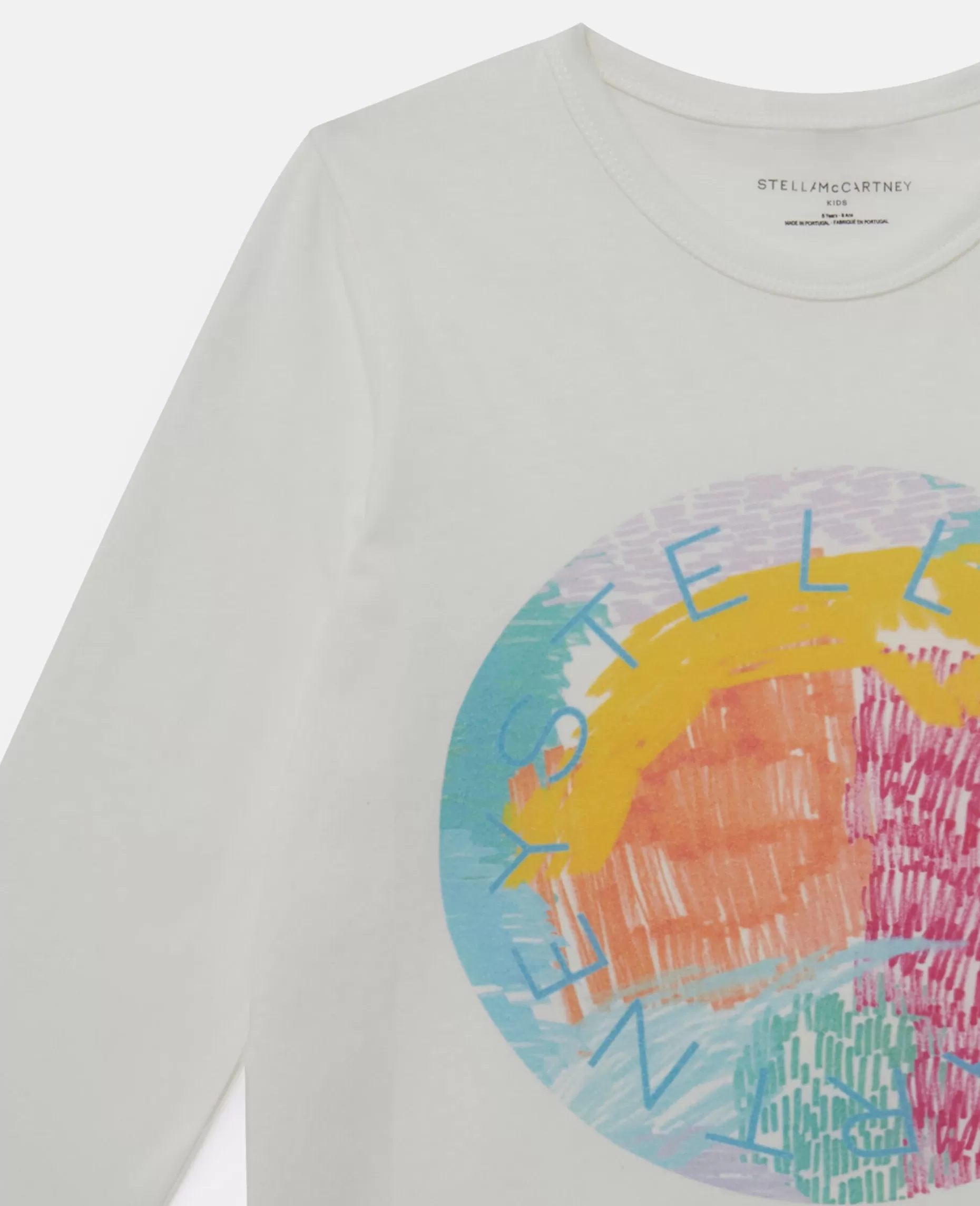 Logo Scribble Disc Langaermet T-Shirt^Stella McCartney Shop
