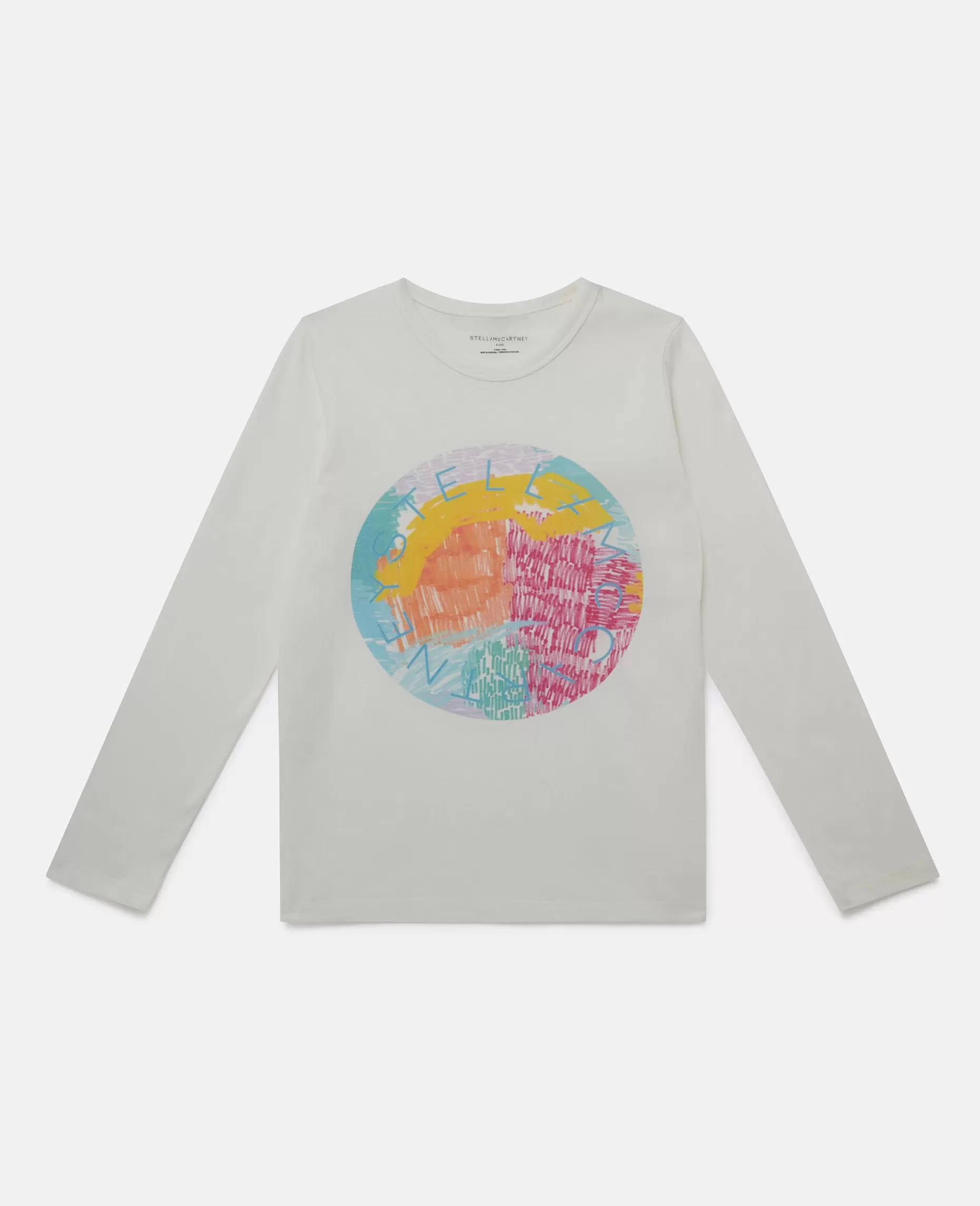 Logo Scribble Disc Langaermet T-Shirt^Stella McCartney Shop