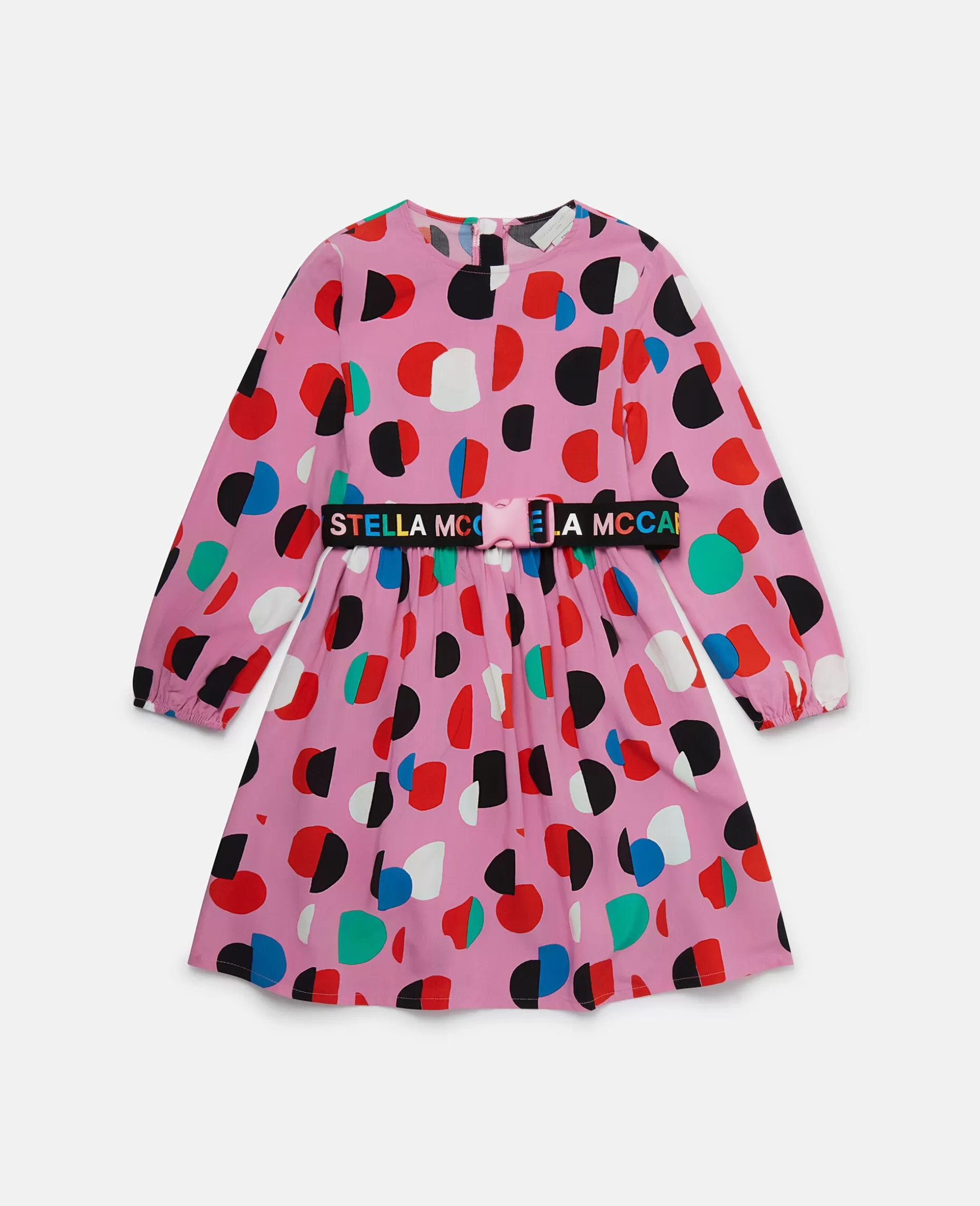 Logo Tape Dot Print Kjole^Stella McCartney Online