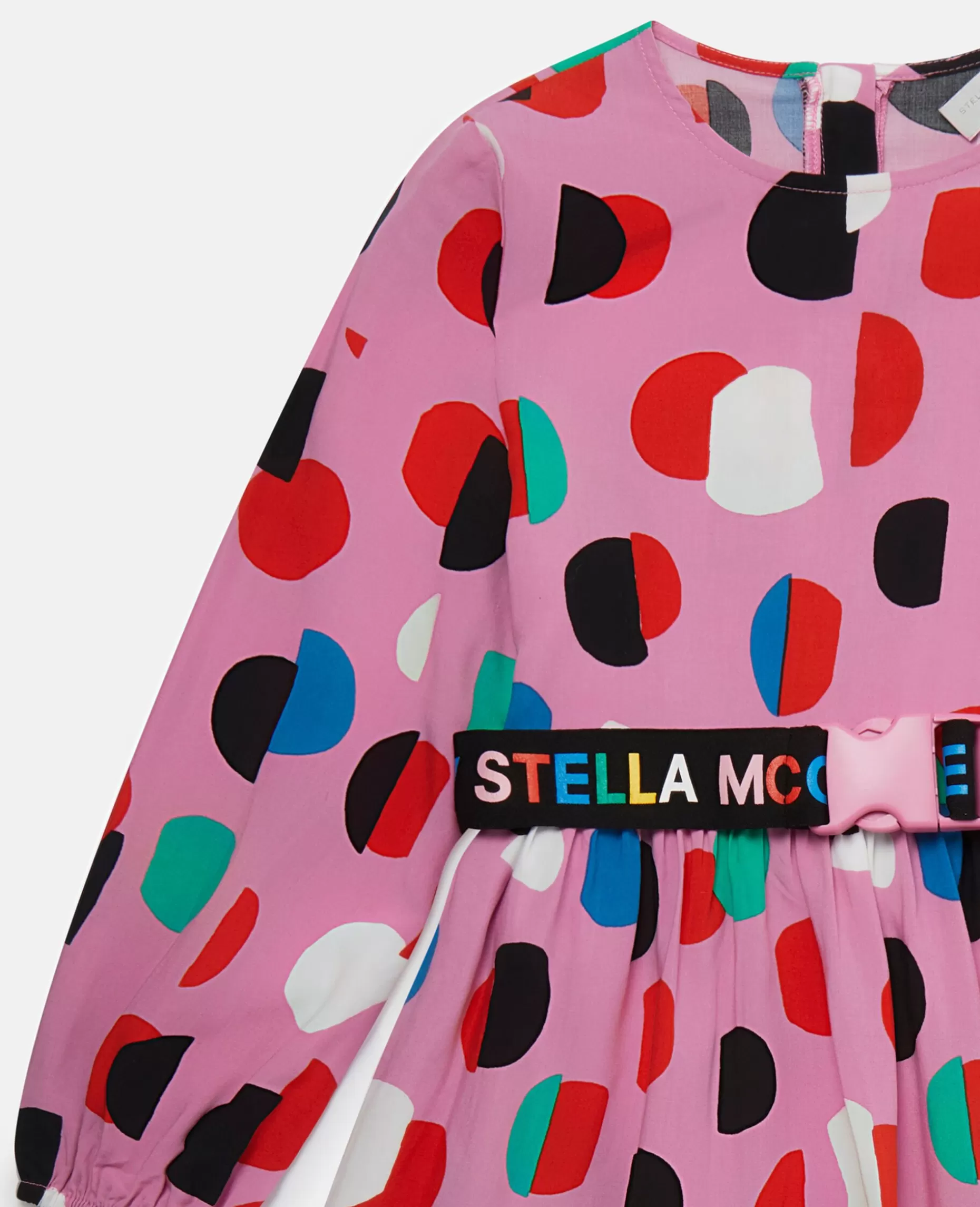 Logo Tape Dot Print Kjole^Stella McCartney Online
