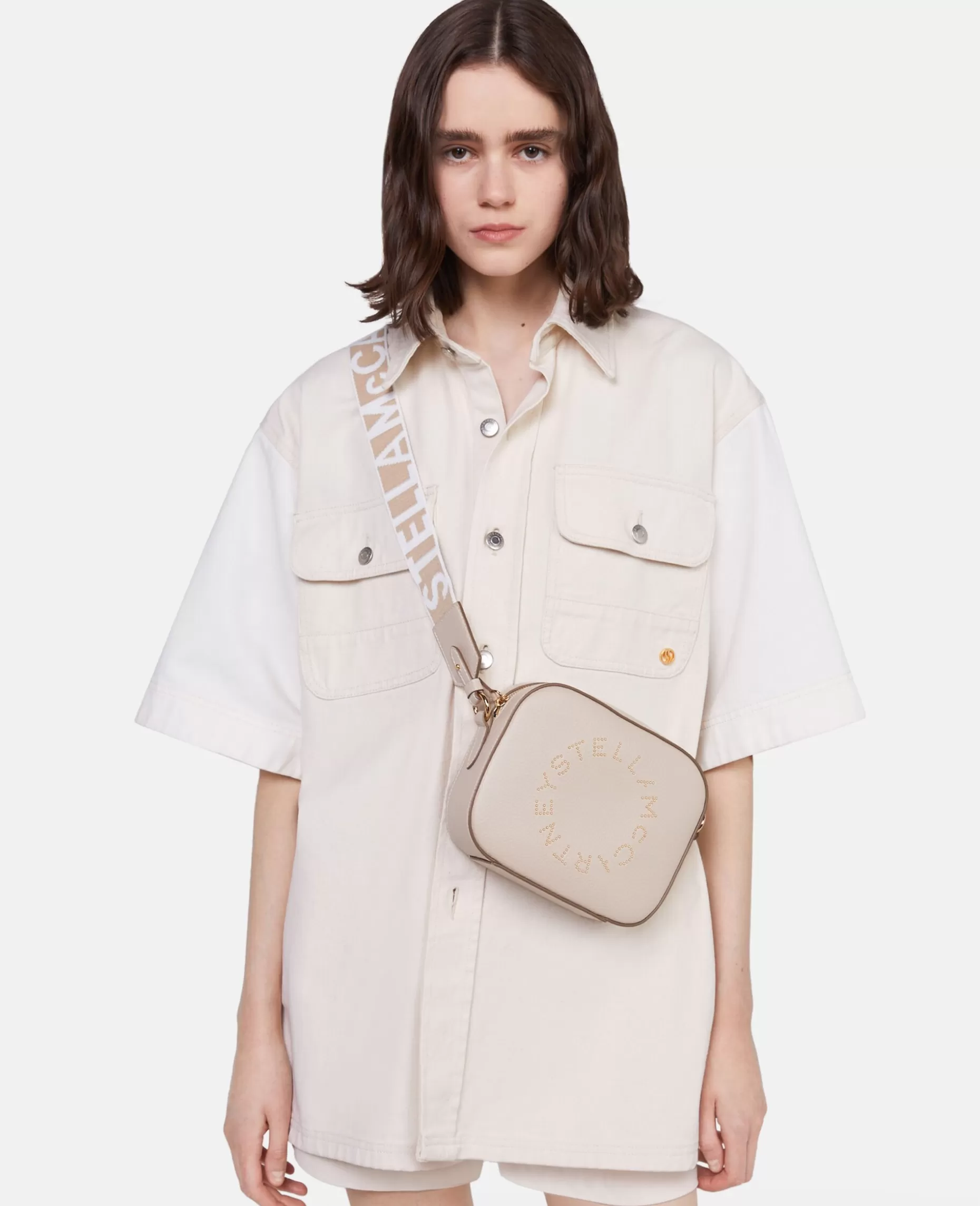 Logo-Besat Kornet Alter Mat Mini-Kamerataske^Stella McCartney New
