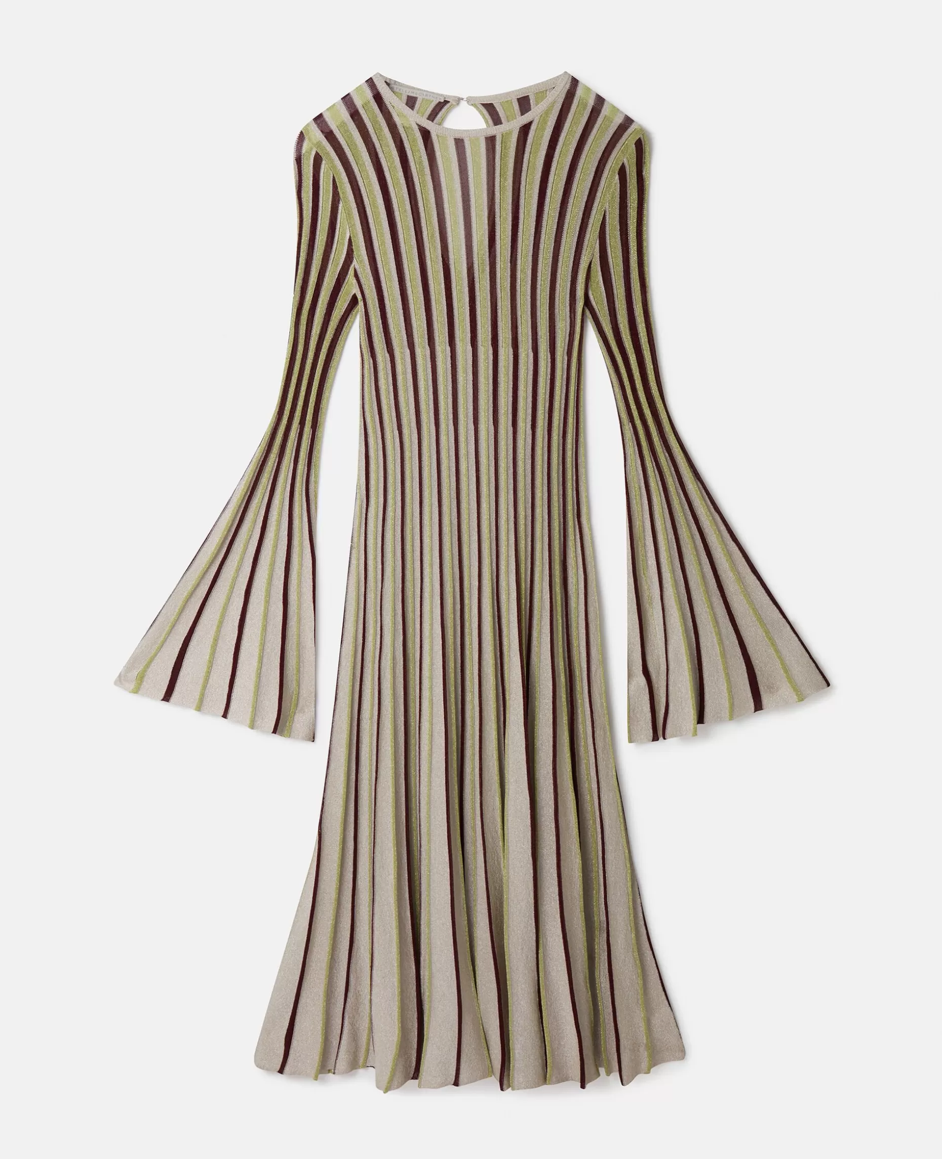 Lurex Ribstrikket Midikjole^Stella McCartney Flash Sale