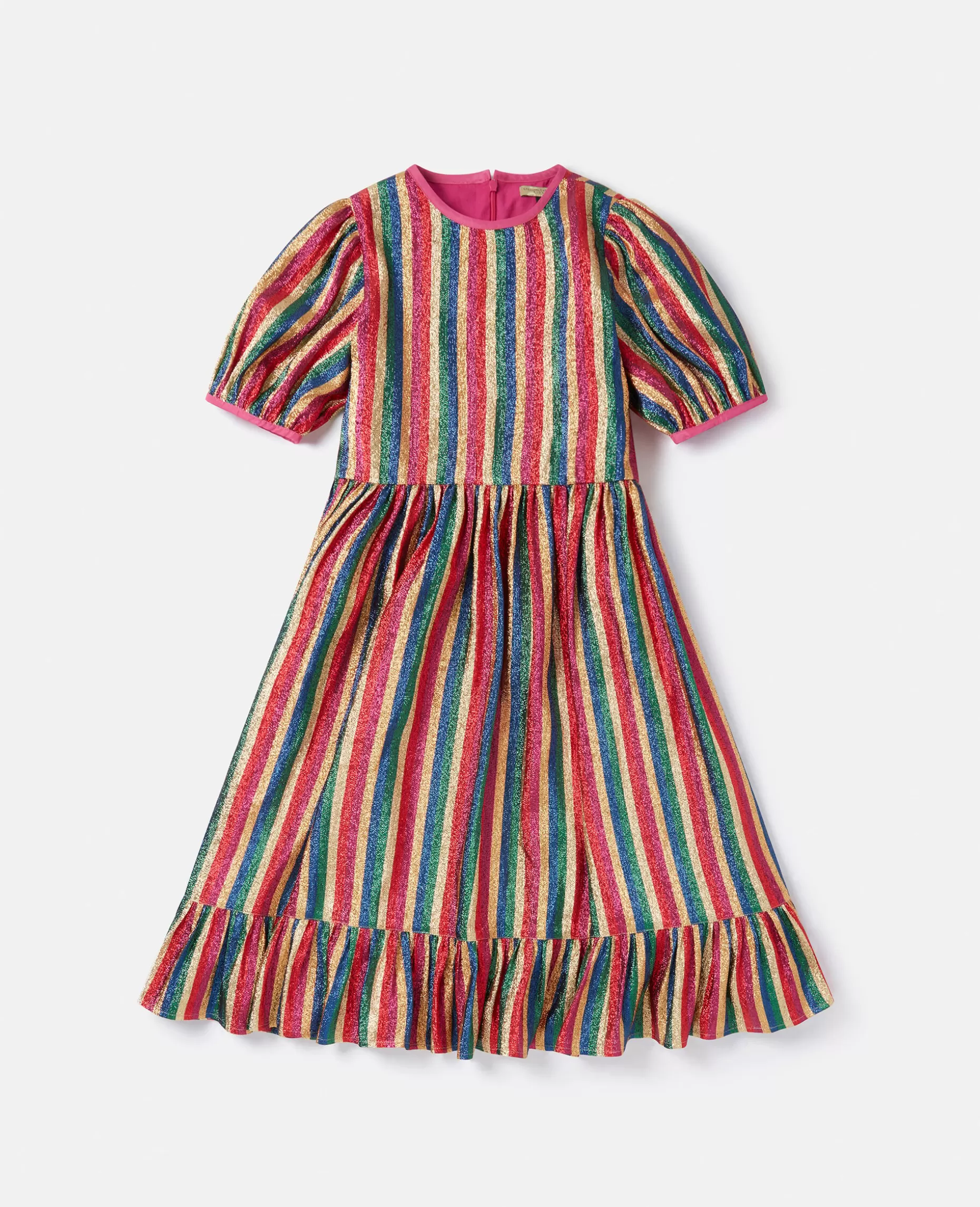 Metallic Rainbow Stripe Kjole^Stella McCartney Best