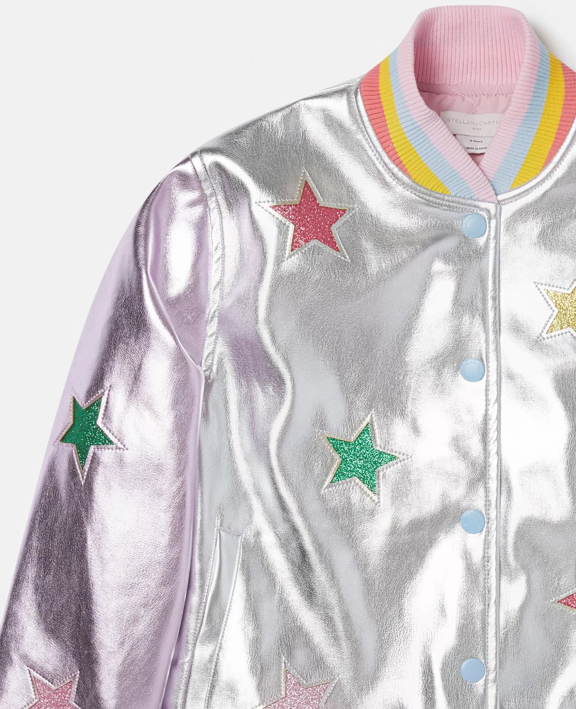Metallic Star Applique Bomberjakke^Stella McCartney Hot
