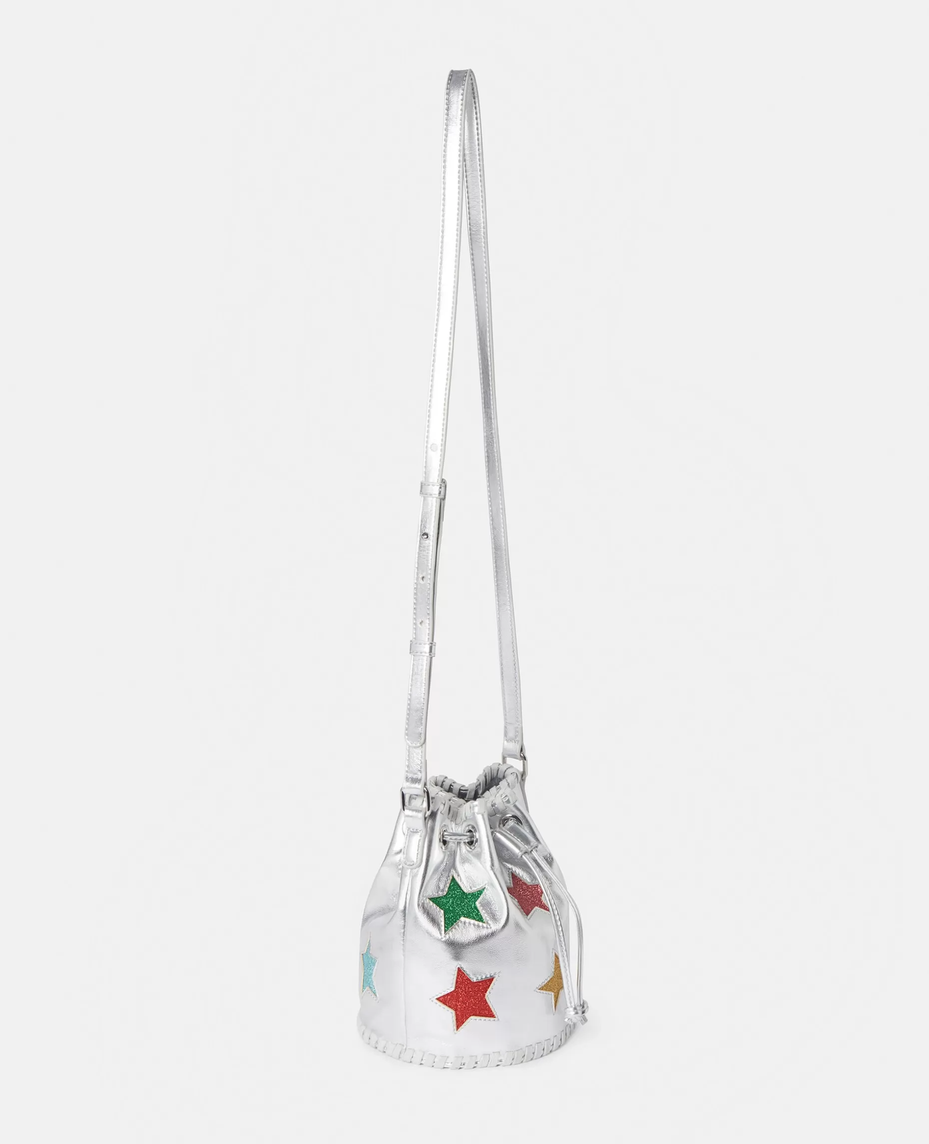 Metallisk Stella Star Bucket Bag^Stella McCartney Cheap
