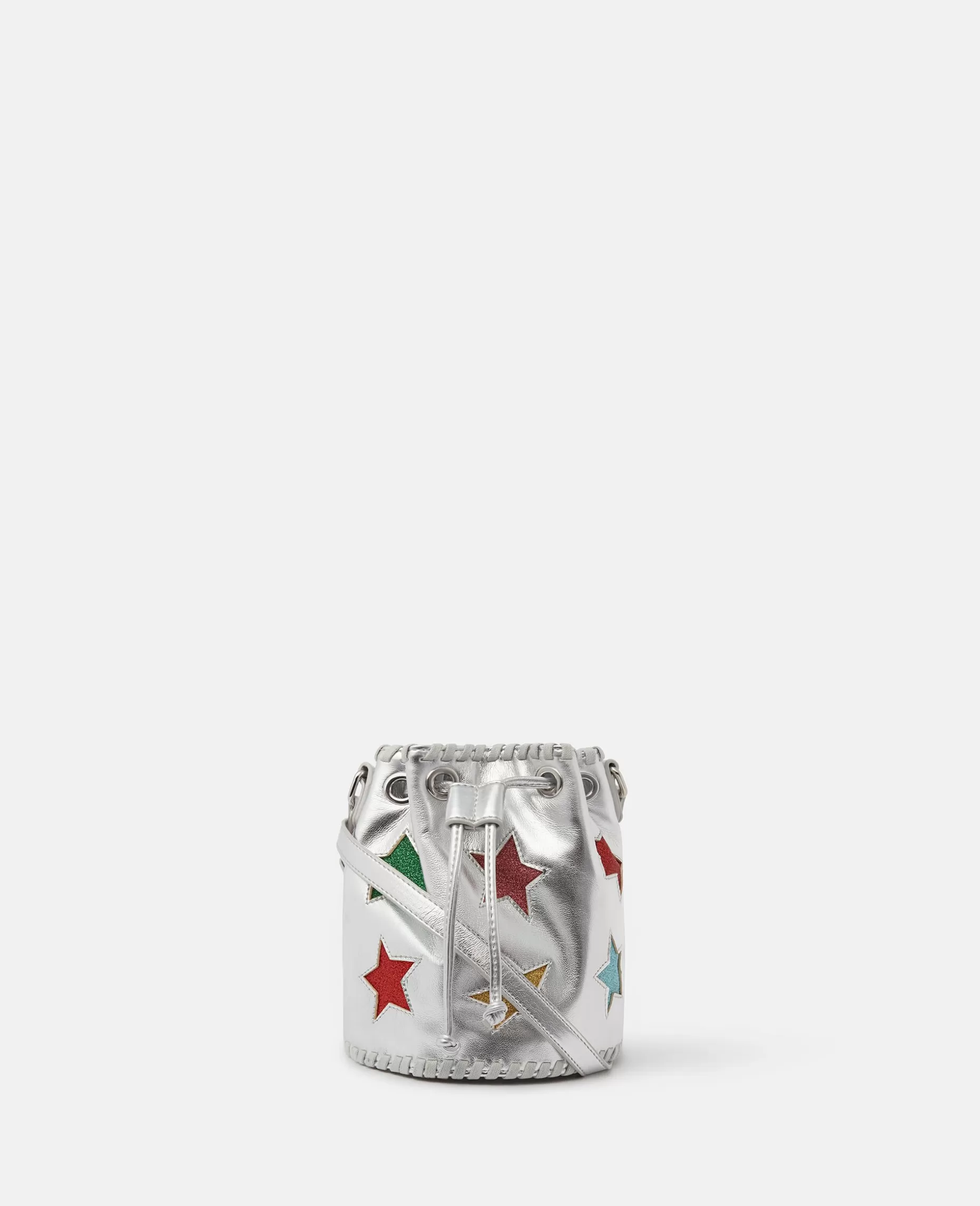 Metallisk Stella Star Bucket Bag^Stella McCartney Cheap