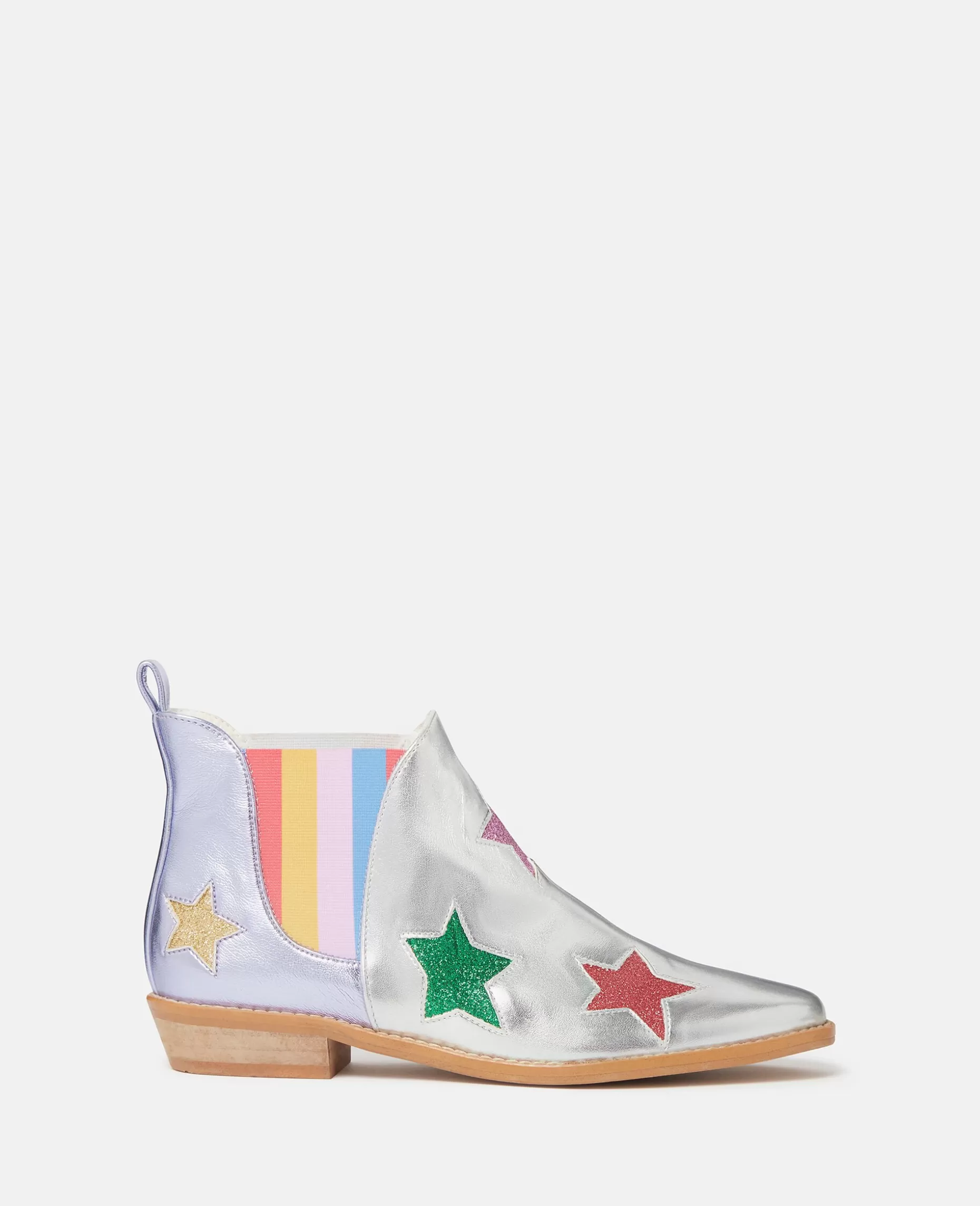 Metalliske Stella Star Ankelstovler^Stella McCartney Cheap