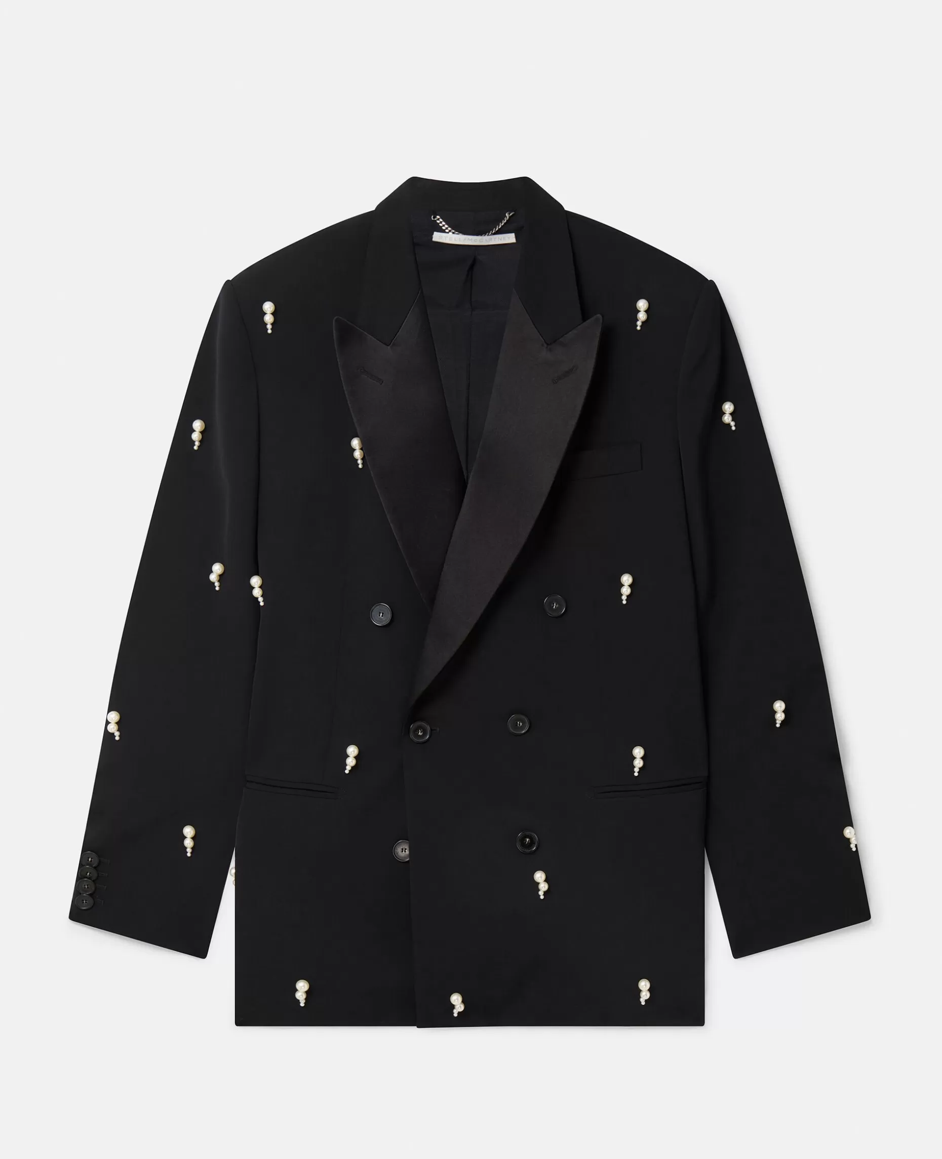 Perlebroderi Oversized Dobbeltradet Blazer^Stella McCartney Cheap
