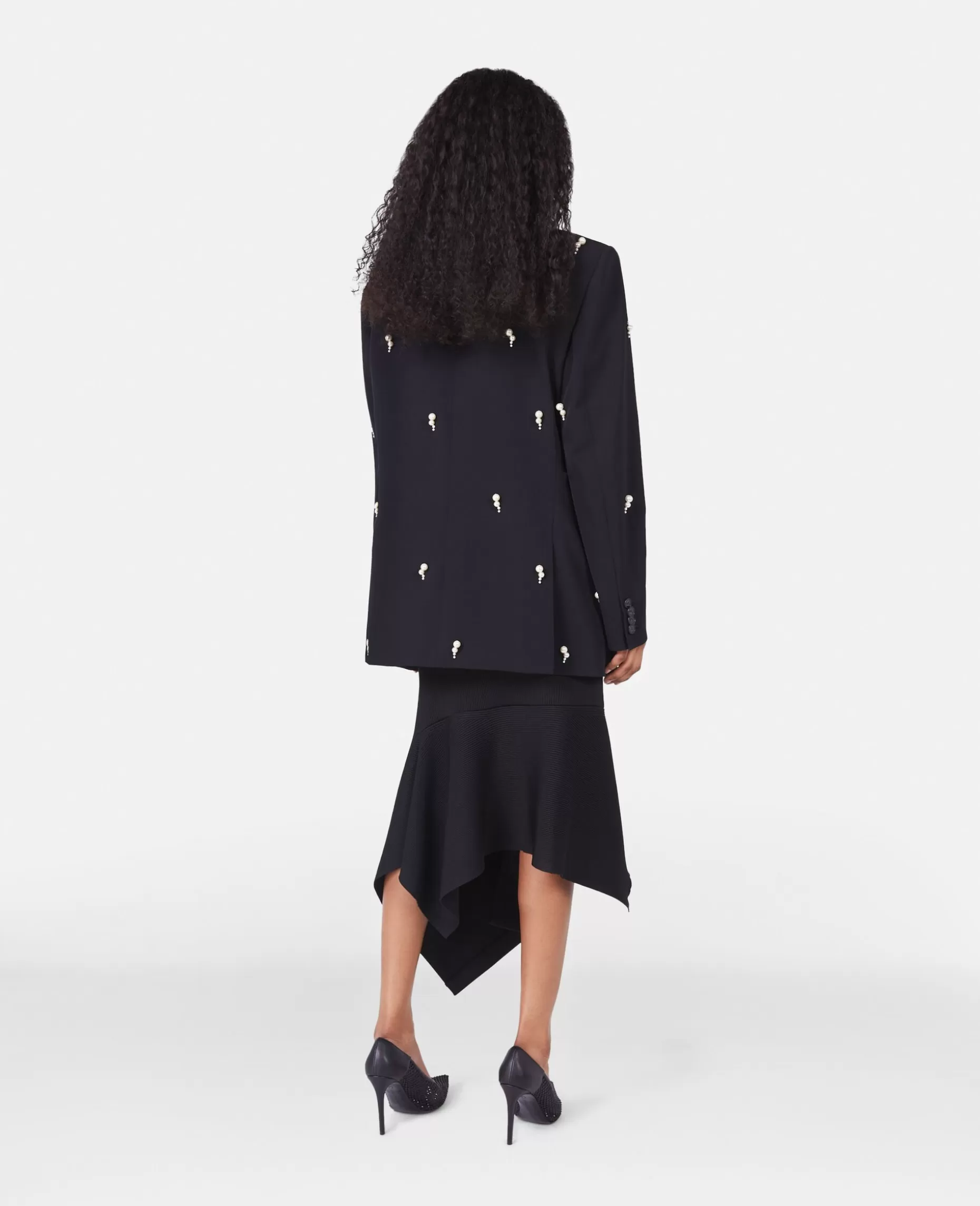 Perlebroderi Oversized Dobbeltradet Blazer^Stella McCartney Cheap