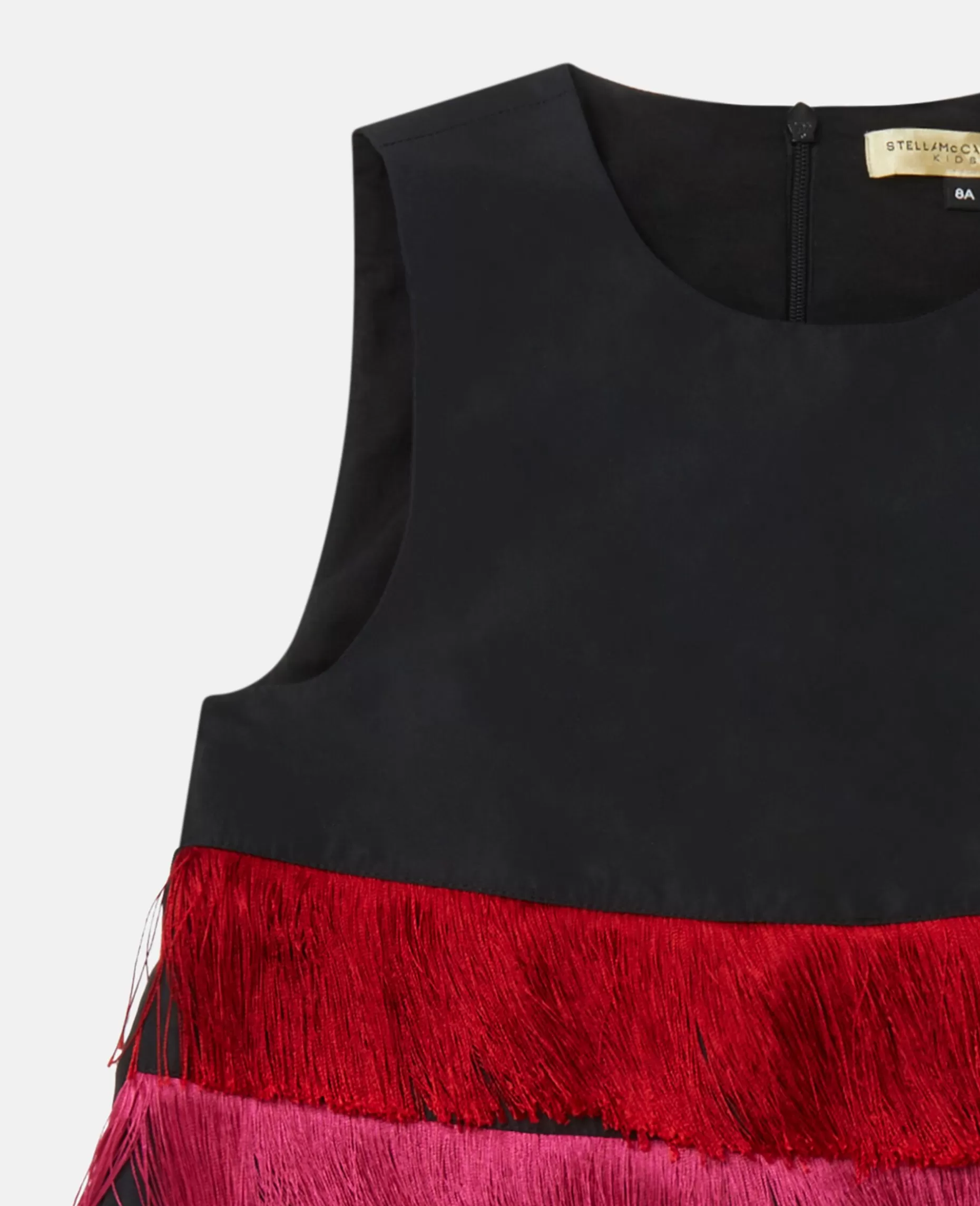 Rainbow Frynsede Aermelos Kjole^Stella McCartney Cheap