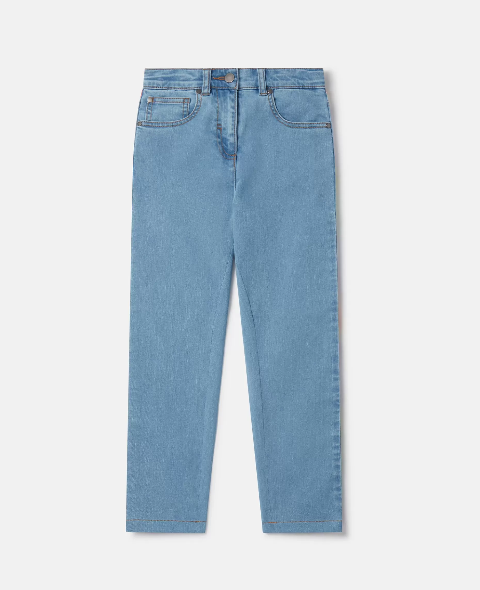 Rainbow Logo Tape Jeans Med Lige Ben^Stella McCartney Best