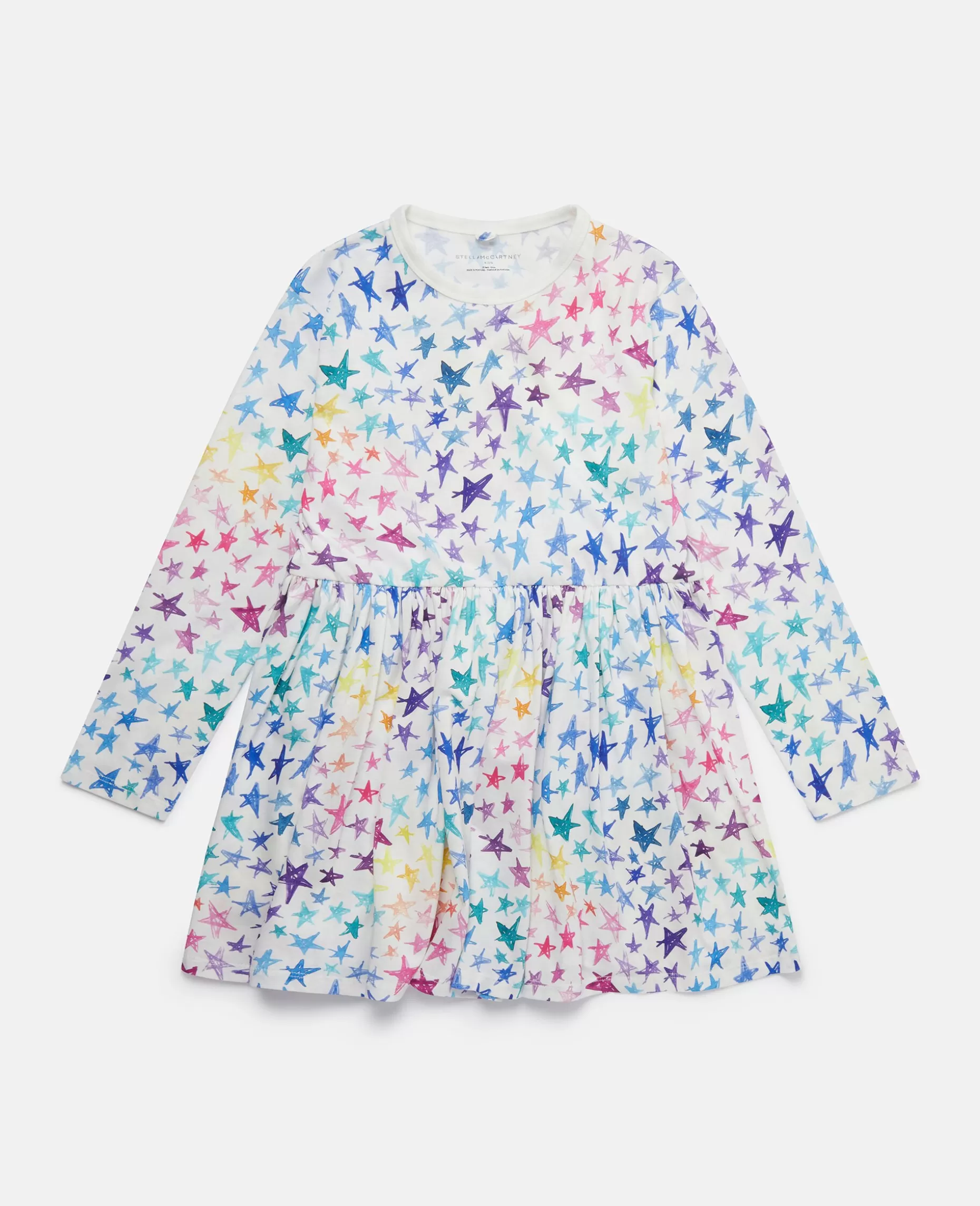 Rainbow Star Doodle Skater Kjole^Stella McCartney Best Sale