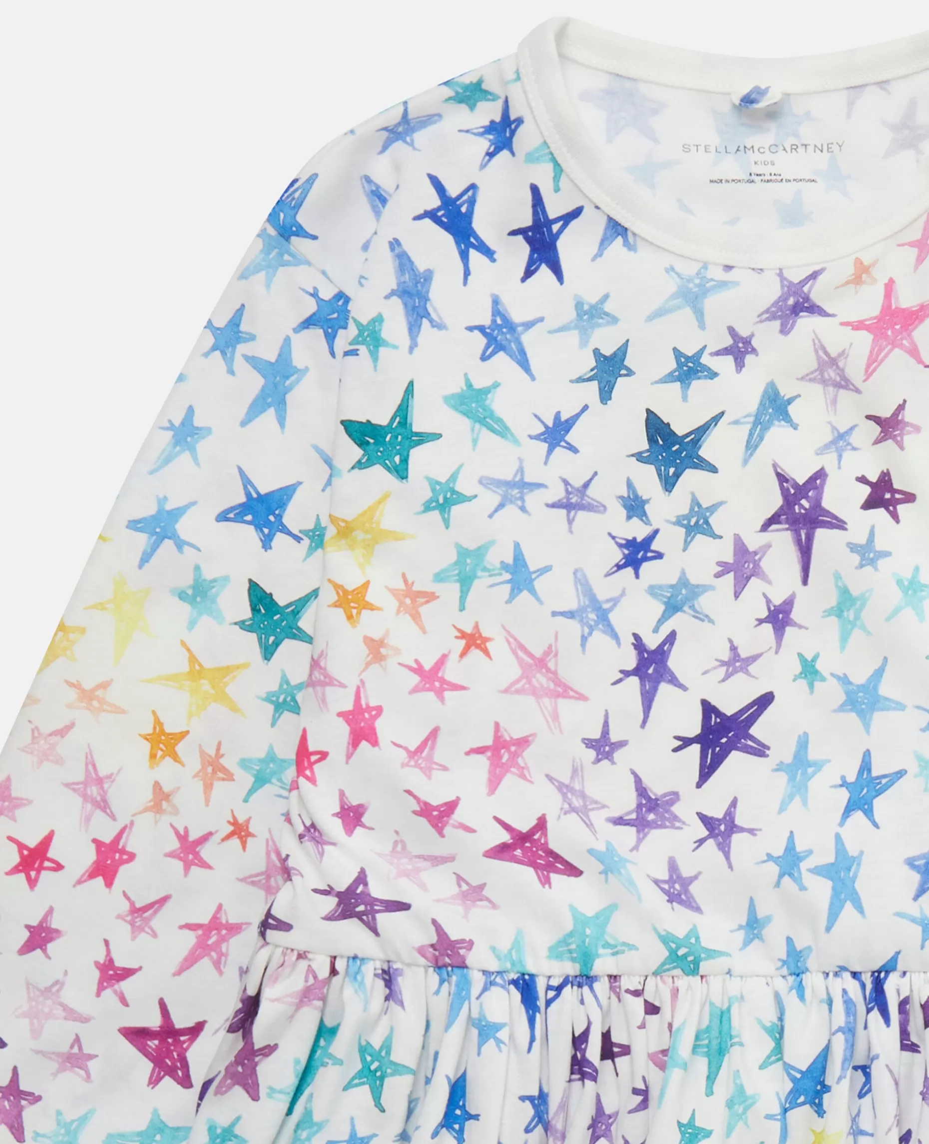 Rainbow Star Doodle Skater Kjole^Stella McCartney Best Sale