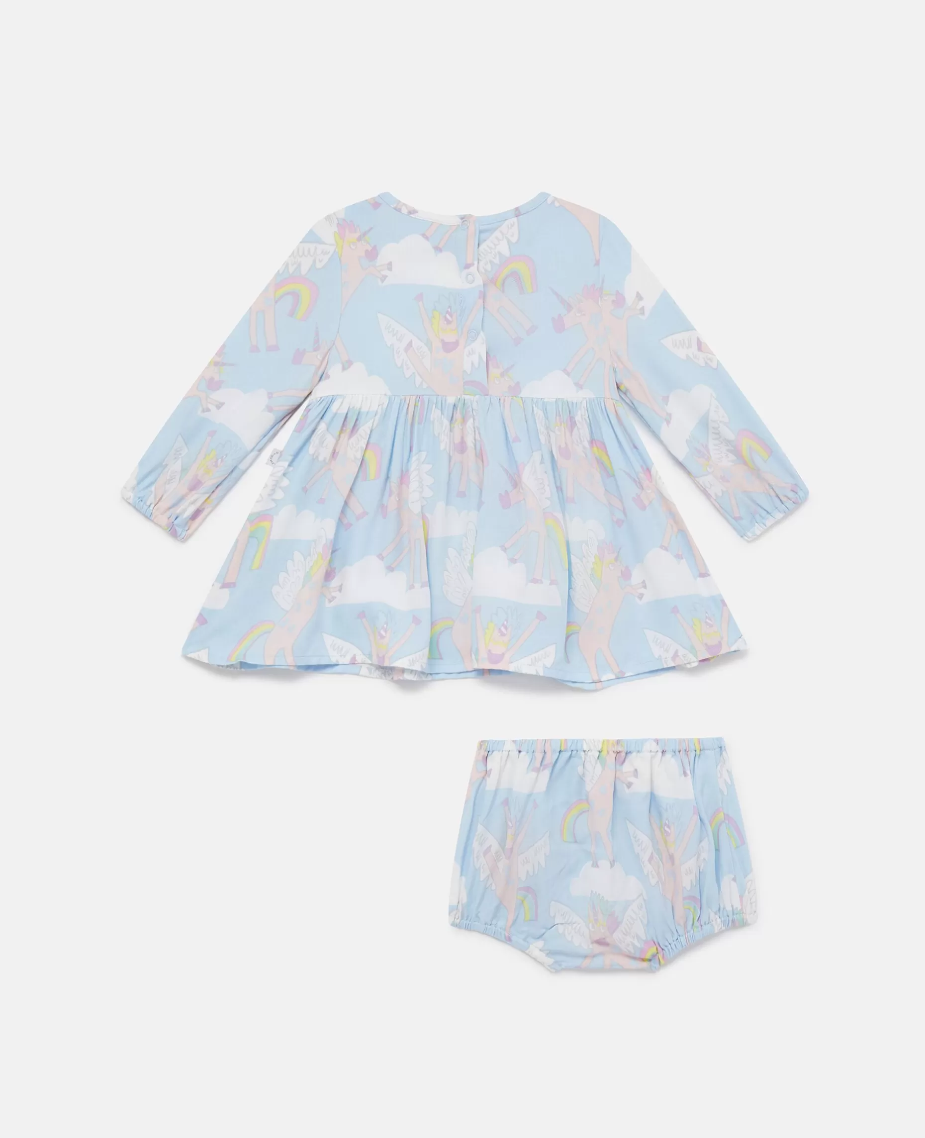 Rainbow Unicorn Print Kjole Og Bloomers Saet^Stella McCartney Outlet