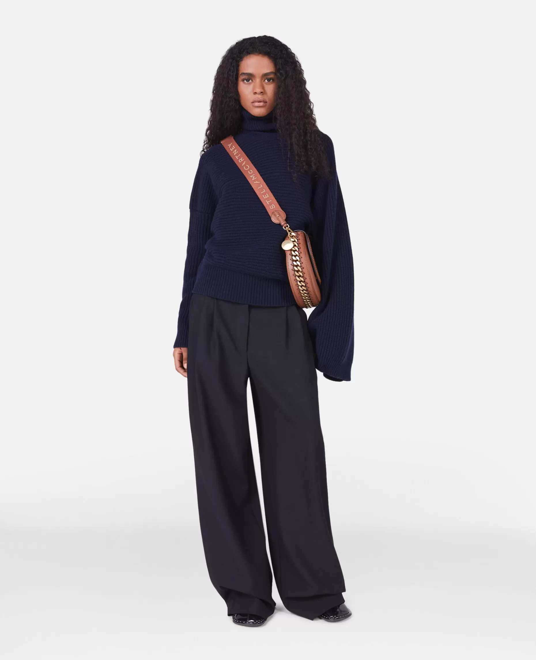 Ribstrikket Regenereret Cashmere Cape Jumper^Stella McCartney Sale